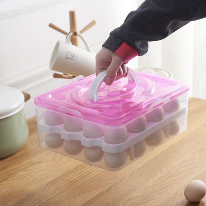 一次性餐盒/鸡蛋架/保鲜盒/冰箱整理神器/亚克力盒细节图