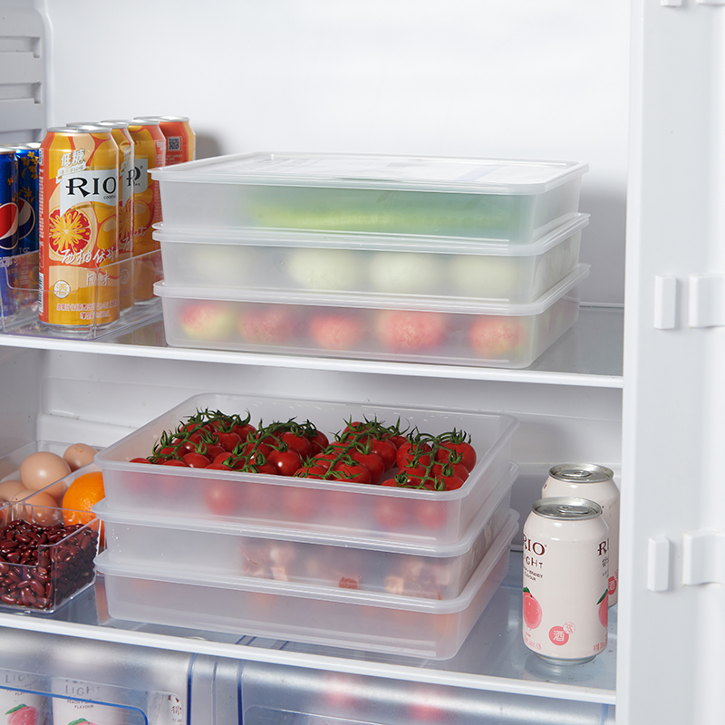 多层饺子盒冷冻盒 食品级厨房食物收纳盒 带盖保鲜盒冰箱收纳盒详情图4