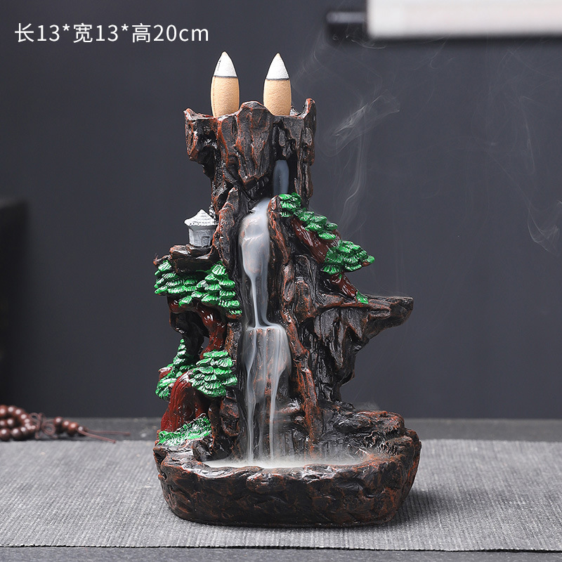 Reverse flow incense burner Specification image