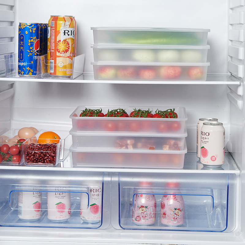 多层饺子盒冷冻盒 食品级厨房食物收纳盒 带盖保鲜盒冰箱收纳盒详情图3