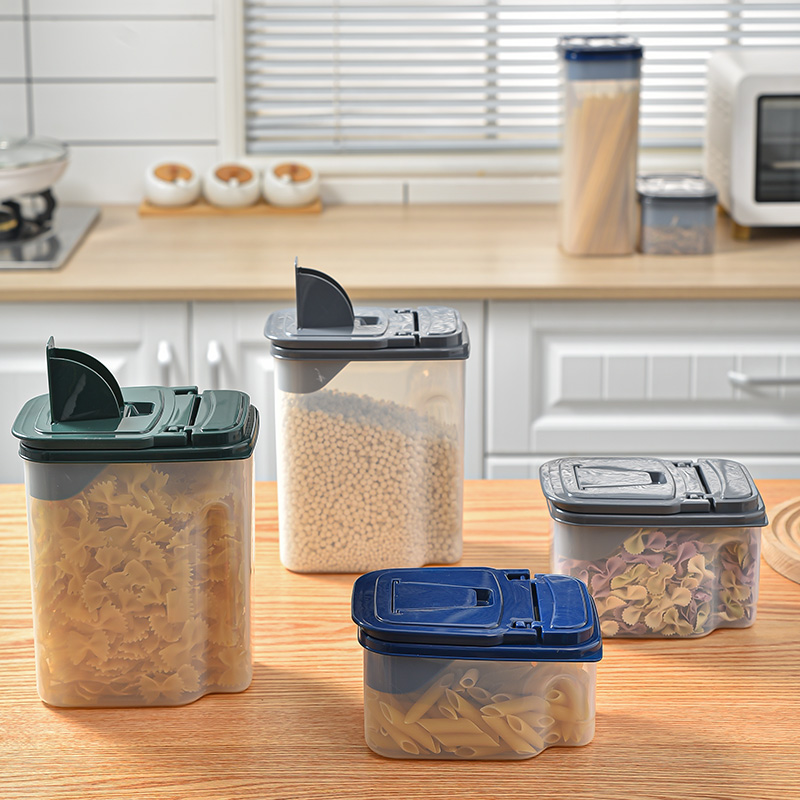 杂粮罐透明家用密封罐厨房收纳盒食品用塑料零食坚果干货储物罐子