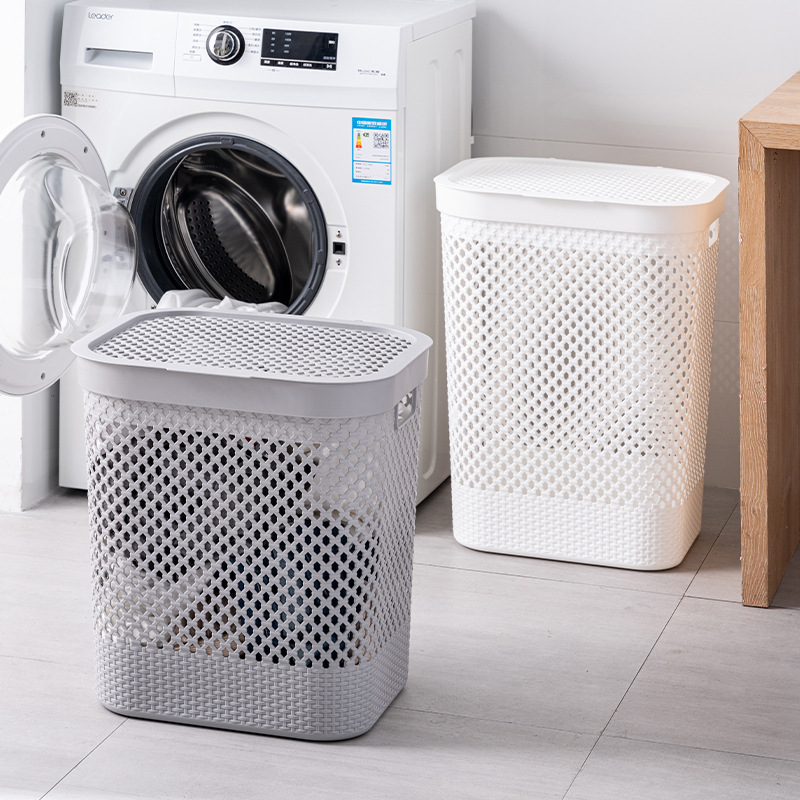 Japanese-style dirty clothes basket plastic laundry basket