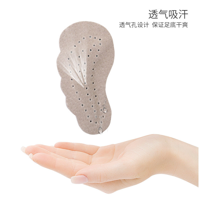 Anti-slip patch sandals with anti-slip, sweat-absorbing and breathable forefoot pads