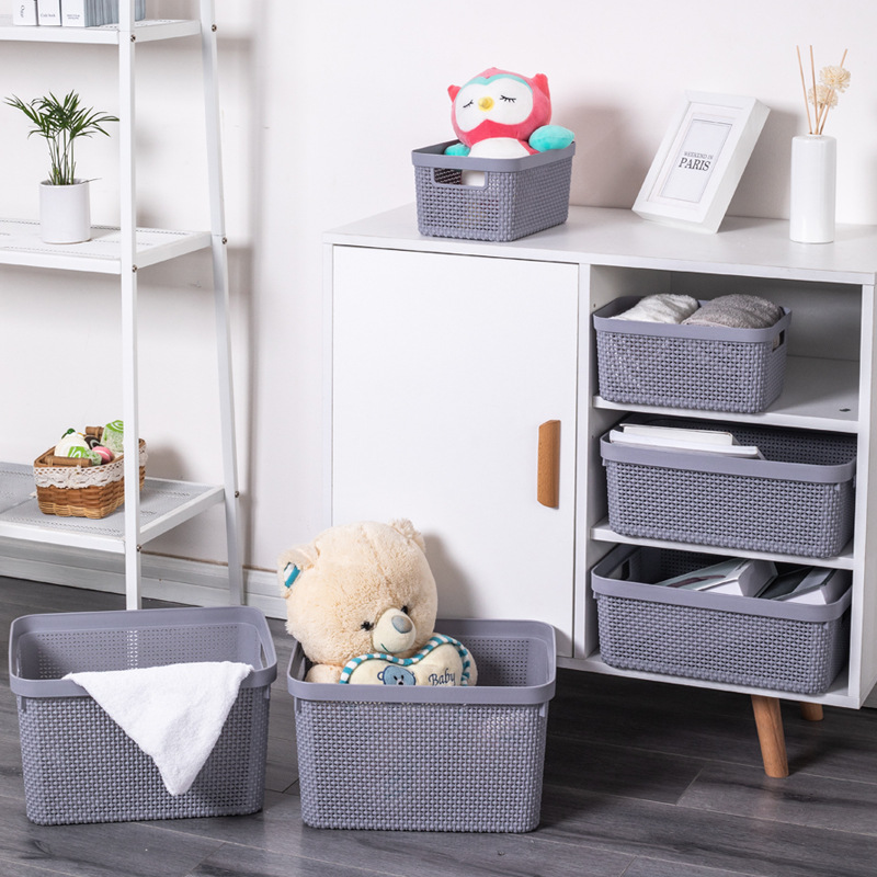 Plastic storage basket, storage basket Application Scenario