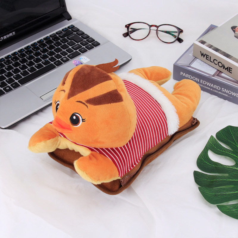 Plush warm waist and warm hot water bag Item Picture