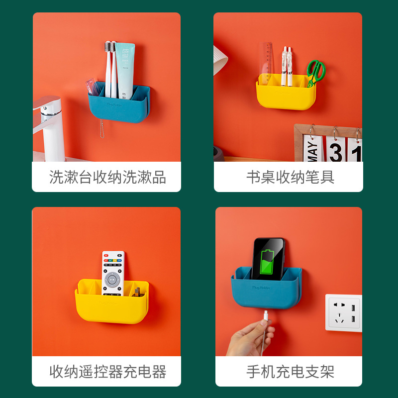 Wall-mounted parts storage rack for mobile phone charging stands details Picture