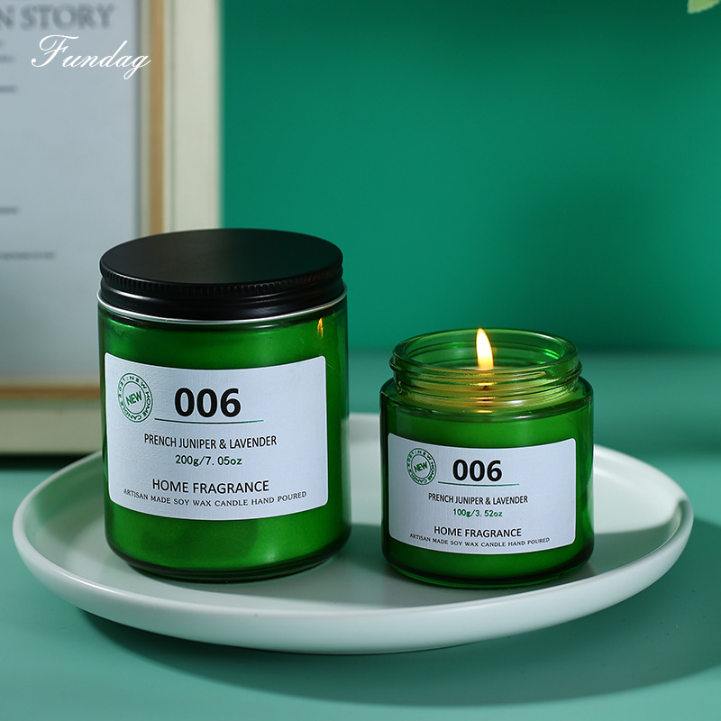 Green cup cream bottle