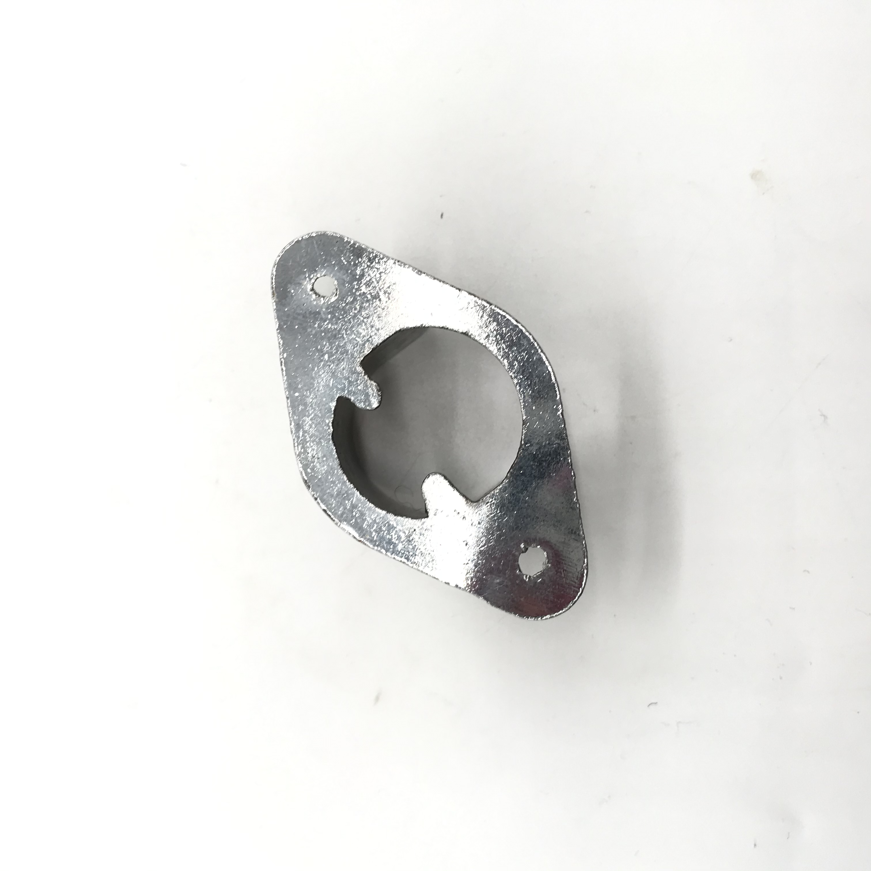 Shuzan high-quality brand stainless steel thickened high foot flange seat, non-drilling telescopic rod fixed seat, shower curtain rod, towel rod, round pipe support seat, other hardware tools Specification image