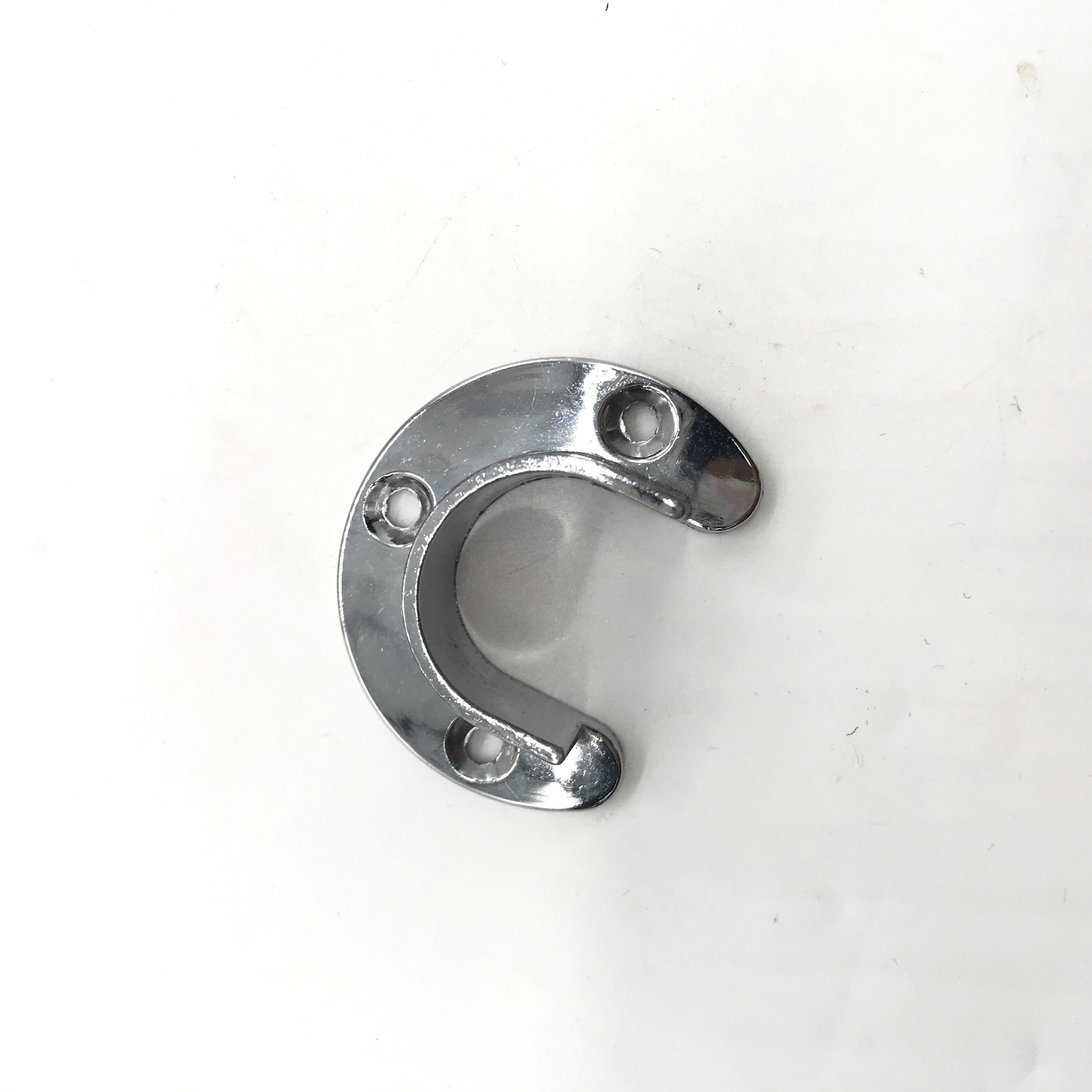 Shuzan Modern Hardware, high-end stainless steel durable semi-circular open flange seat, clothes rod support, factory direct sales, genuine product guarantee undefined