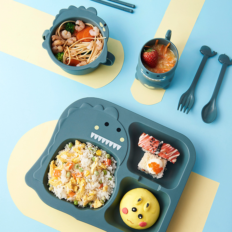 Children's tableware and plate set