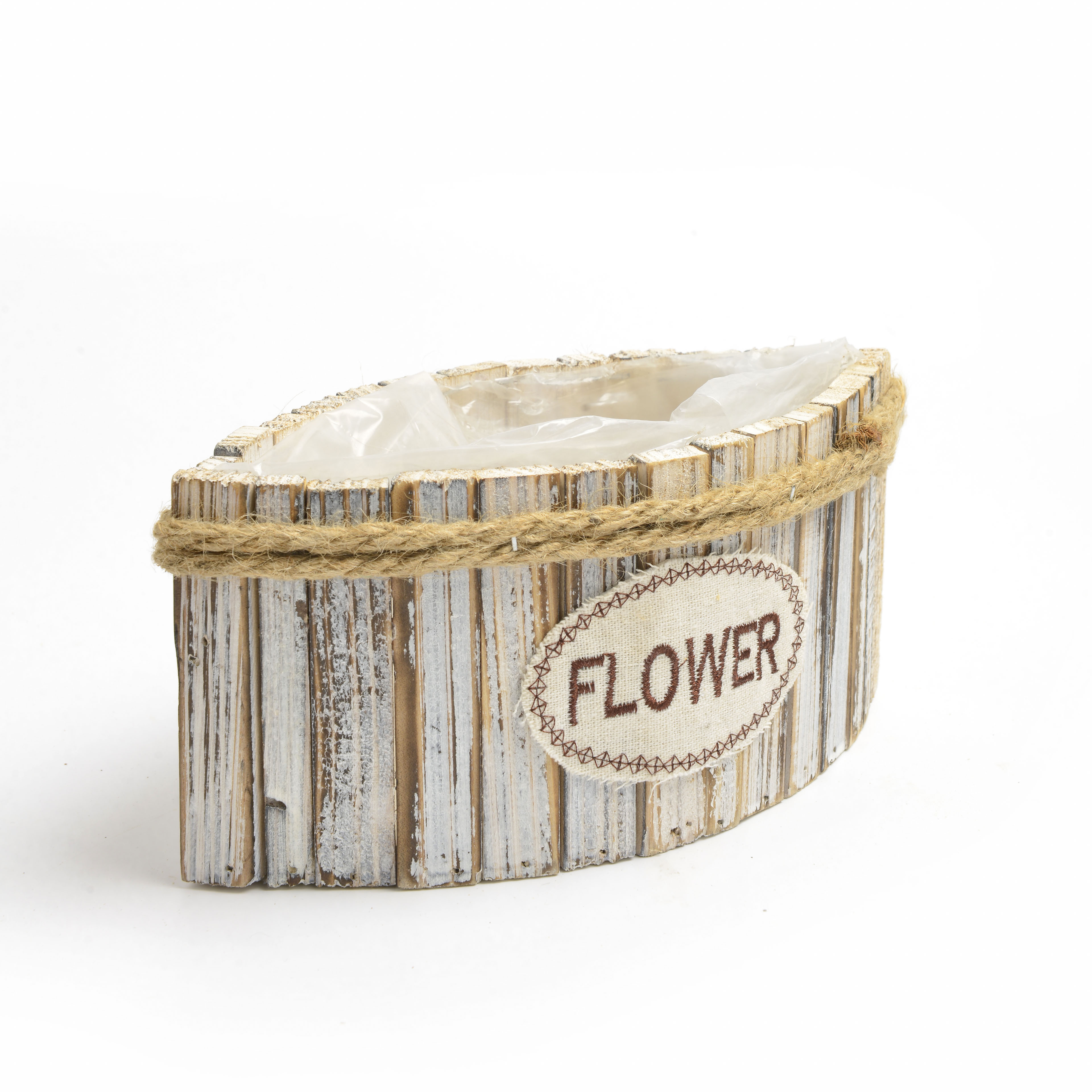 2022 new style wooden boat-shaped flower POTS Item Picture