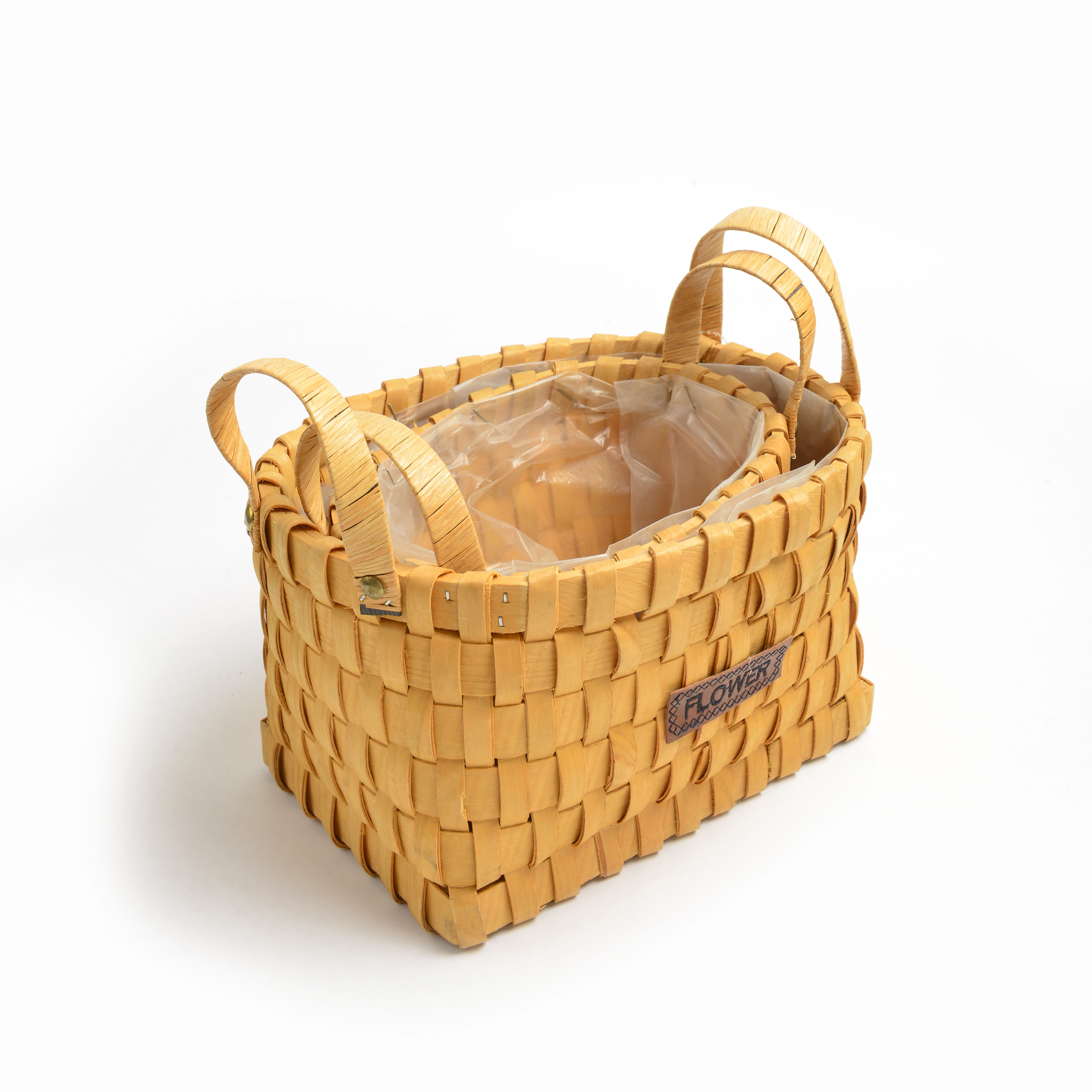 2022 New style bamboo woven letter flower basket details Picture