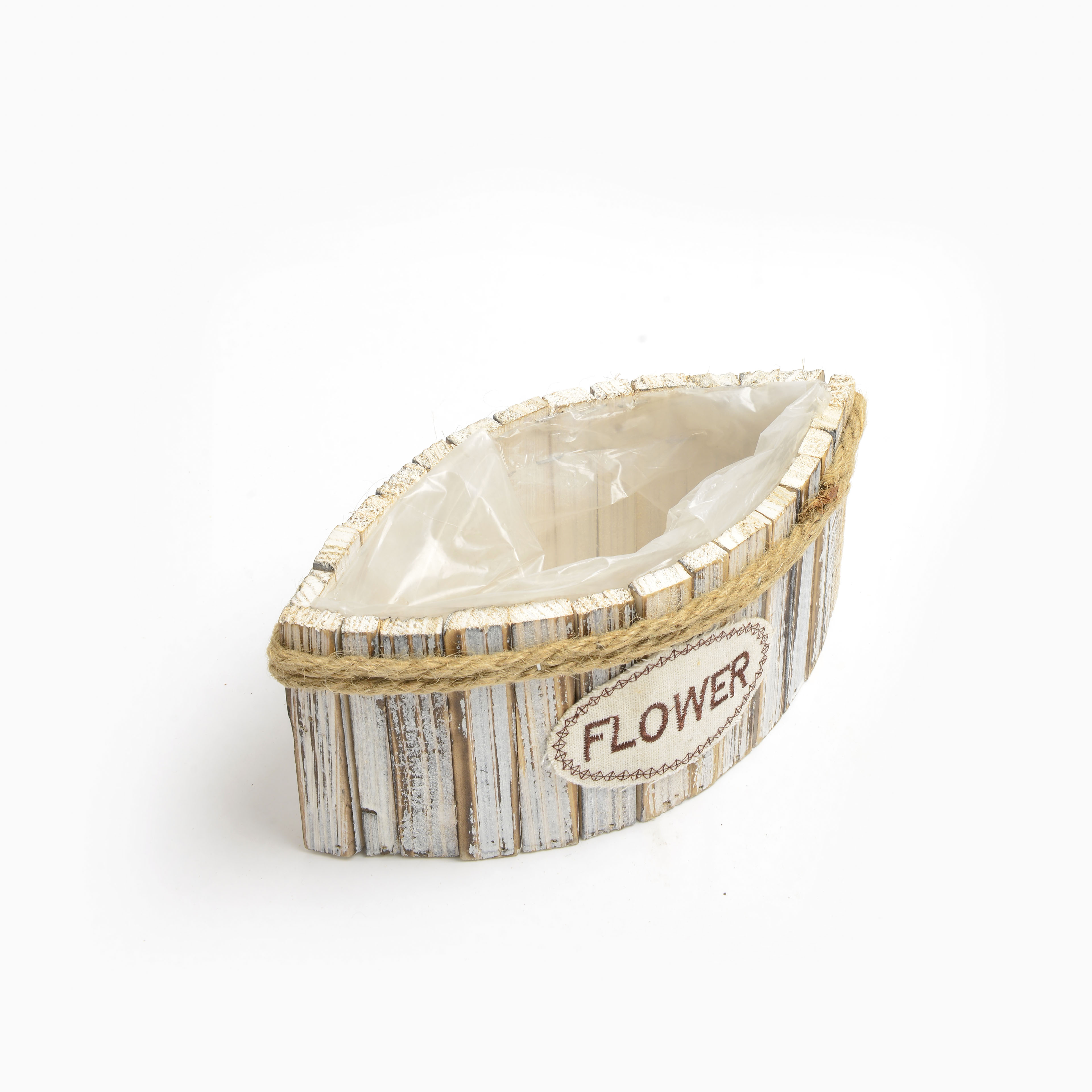 2022 new style wooden boat-shaped flower POTS Application Scenario