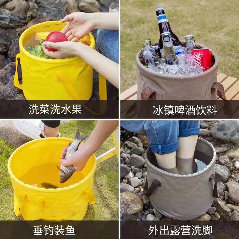 Outdoor folding bucket Application Scenario