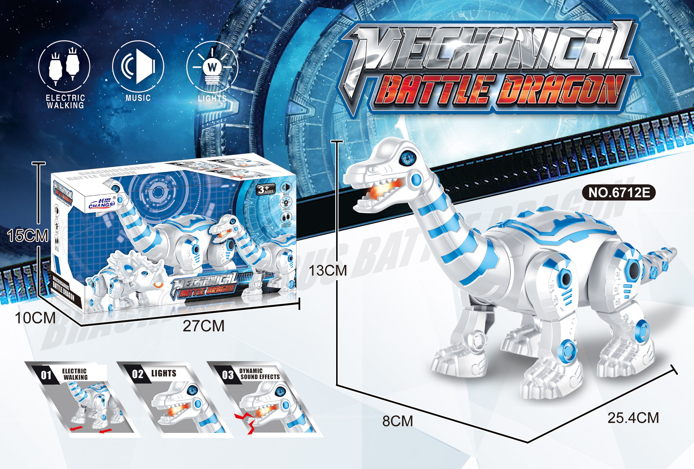Changsi 6712 Electric Dinosaur