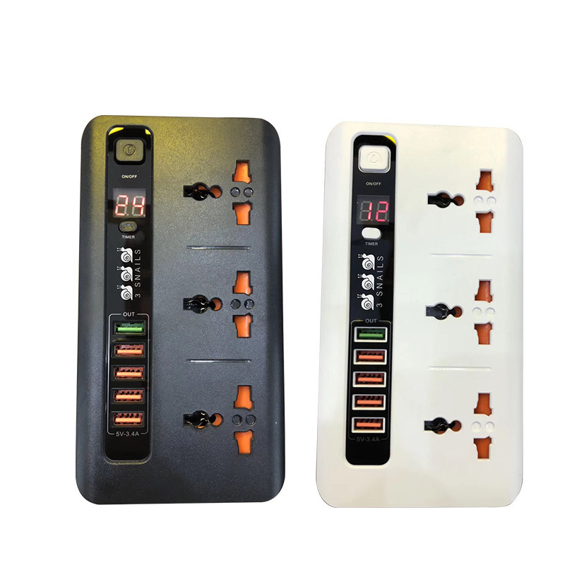 Wired socket, timer, 4USB.