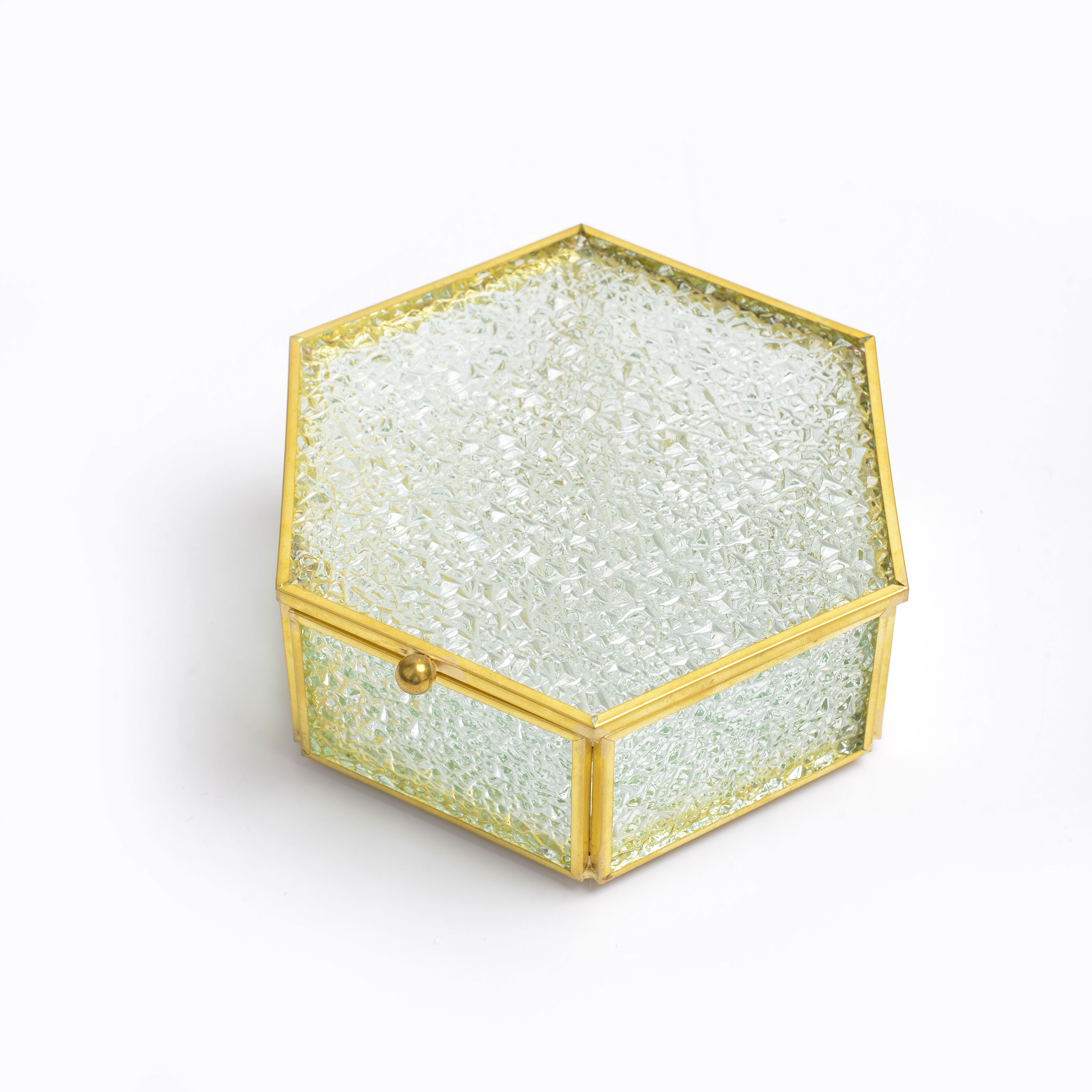 玻璃工艺品/玻璃收纳盘白底实物图