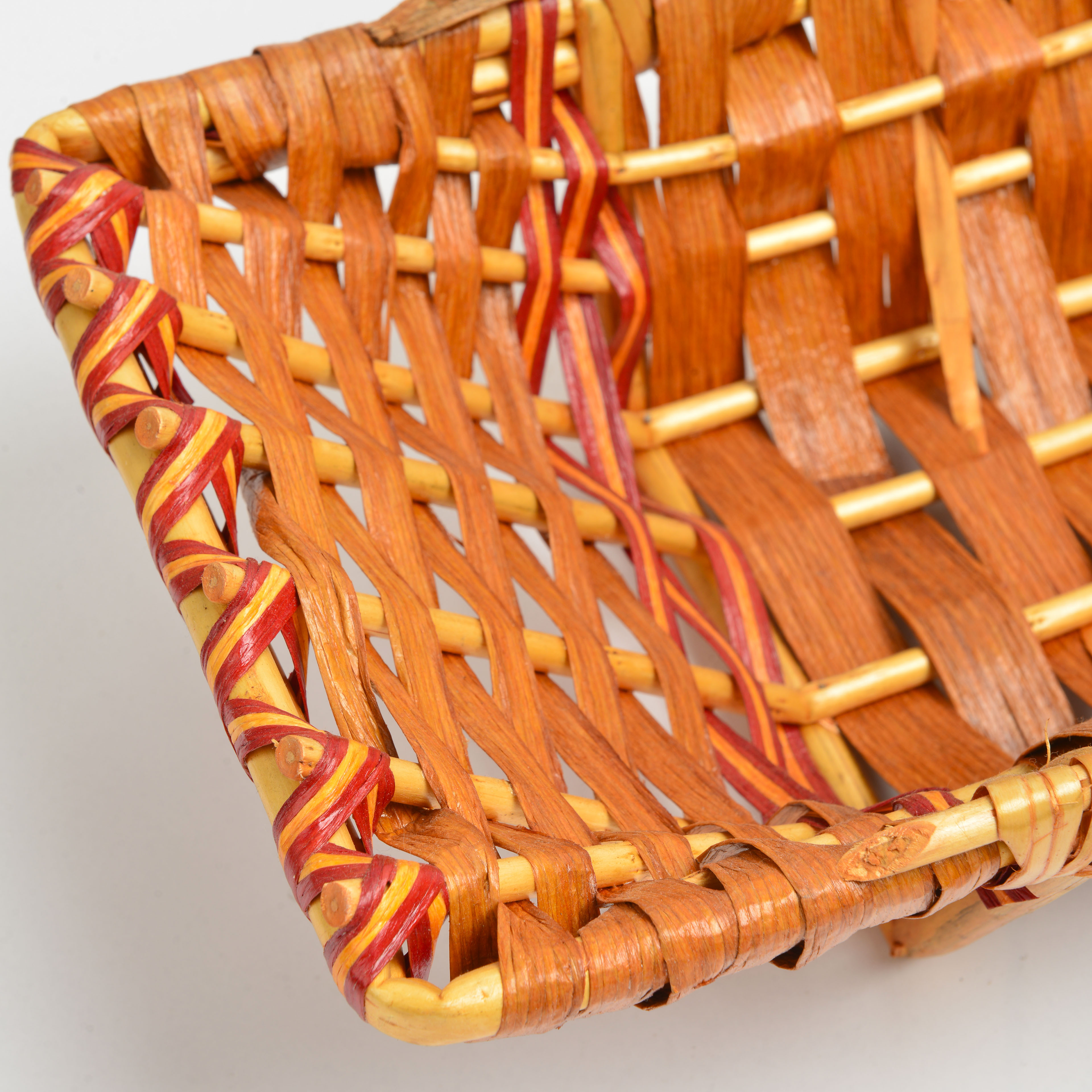 2022新款网红爆款长方形竹编花篮2详情2