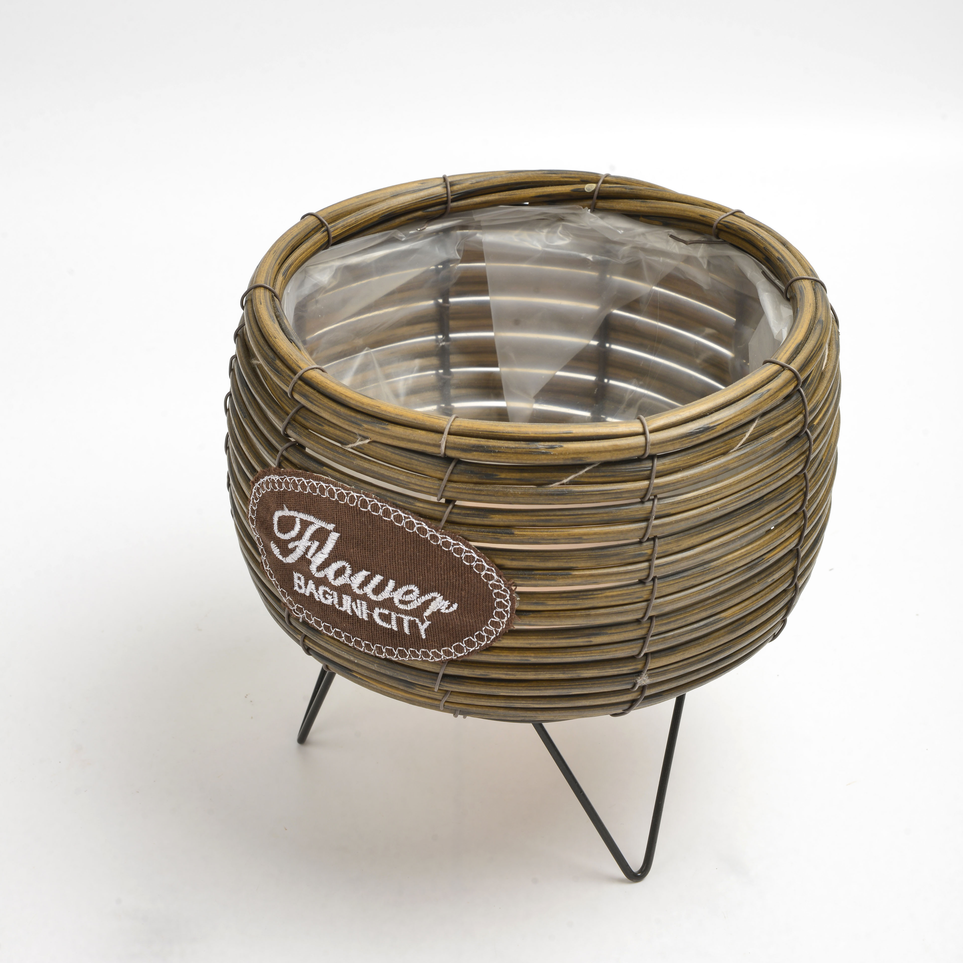 2022 New popular and best-selling circular woven flower POTS, flower baskets and triangular stands Item Picture