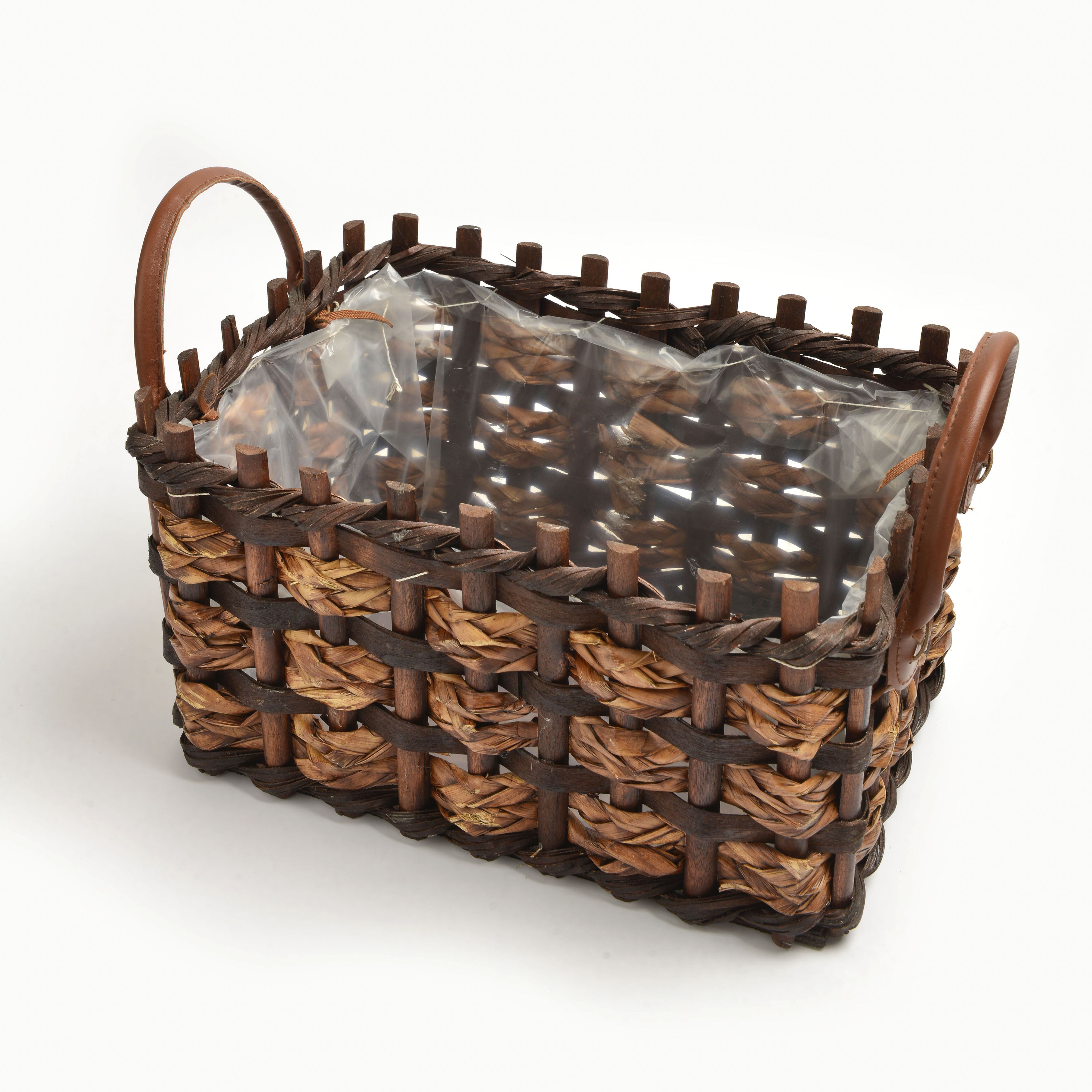 The 2022 new popular black rectangular bamboo woven flower basket Application Scenario