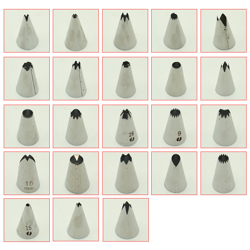不锈钢裱花嘴套装7+1裱花嘴卡装详情3