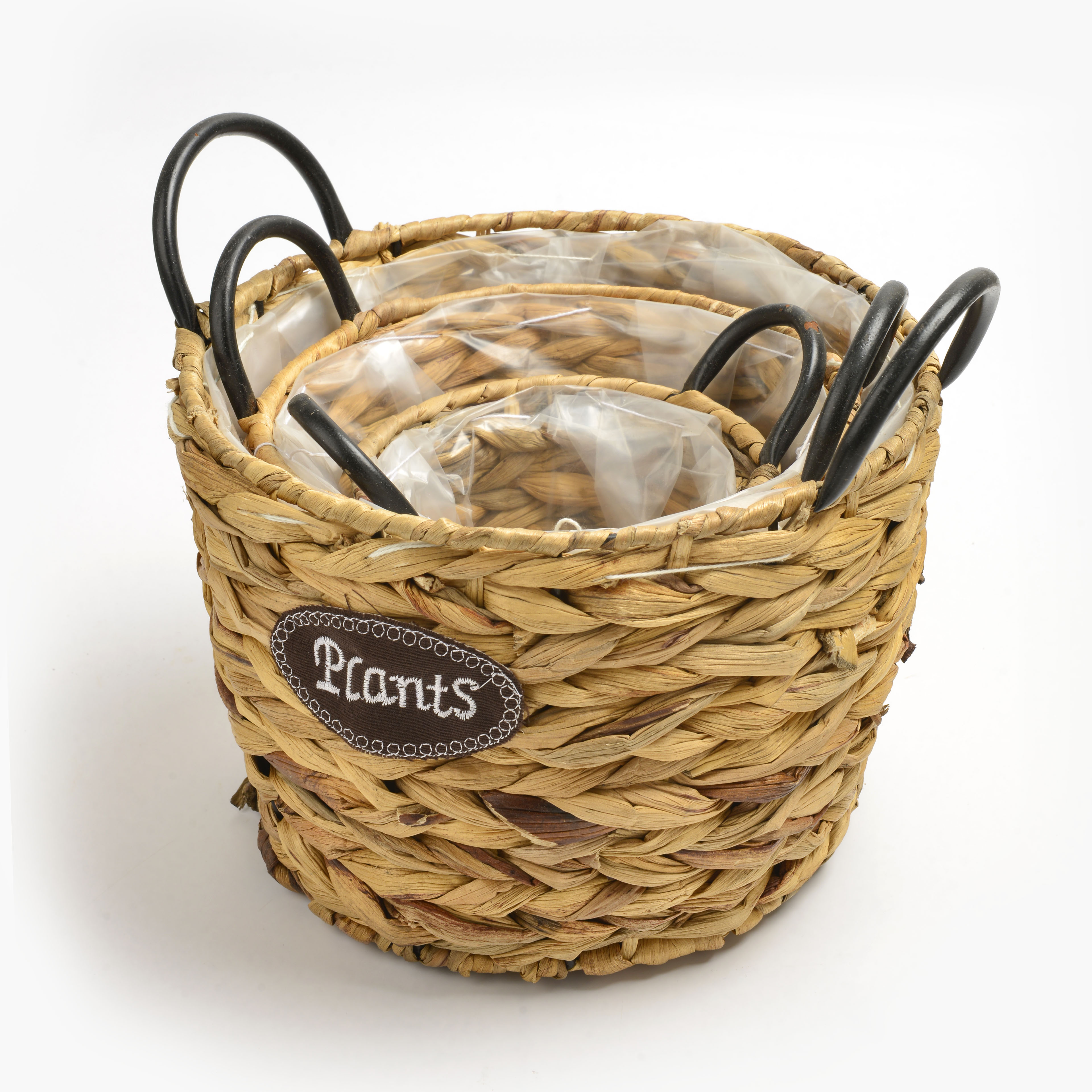 编织花篮/花盆/竹编花篮产品图