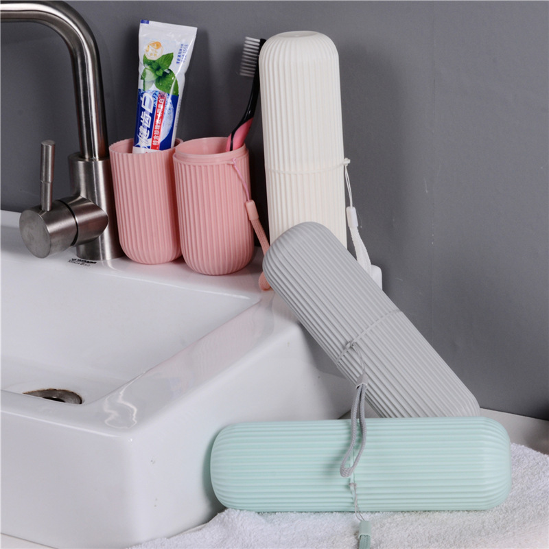 Travel toothbrush box