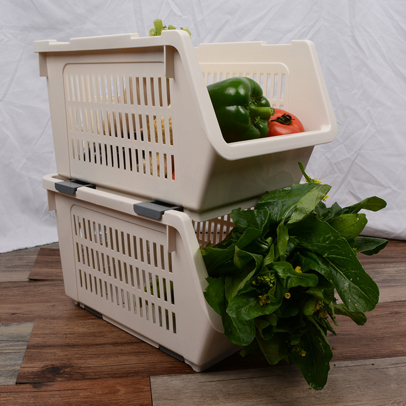 Household stackable storage basket Specification image