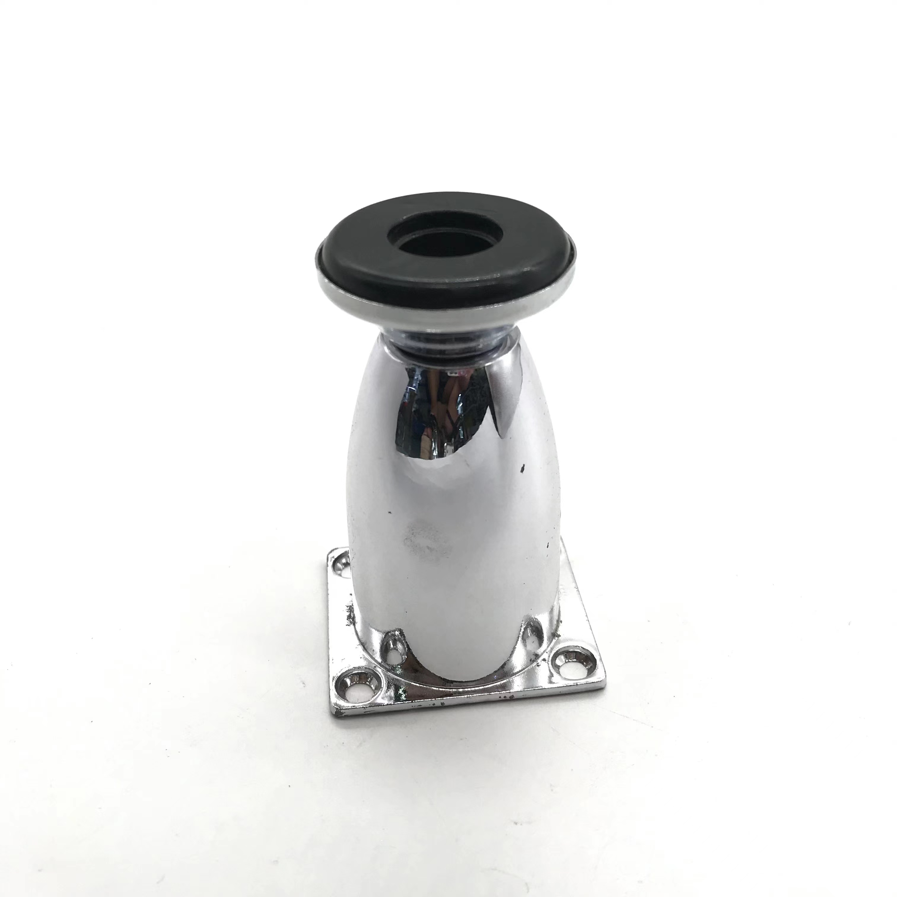 Shuzan high-quality zinc alloy with iron cup-shaped support feet, universal casters, suitable for cabinet, table legs, sofa legs, stainless steel feet, anti-slip and wear-resistant, essential for home hardware tools Specification image