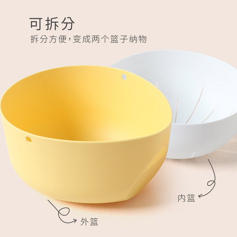 沥水洗菜篮细节图