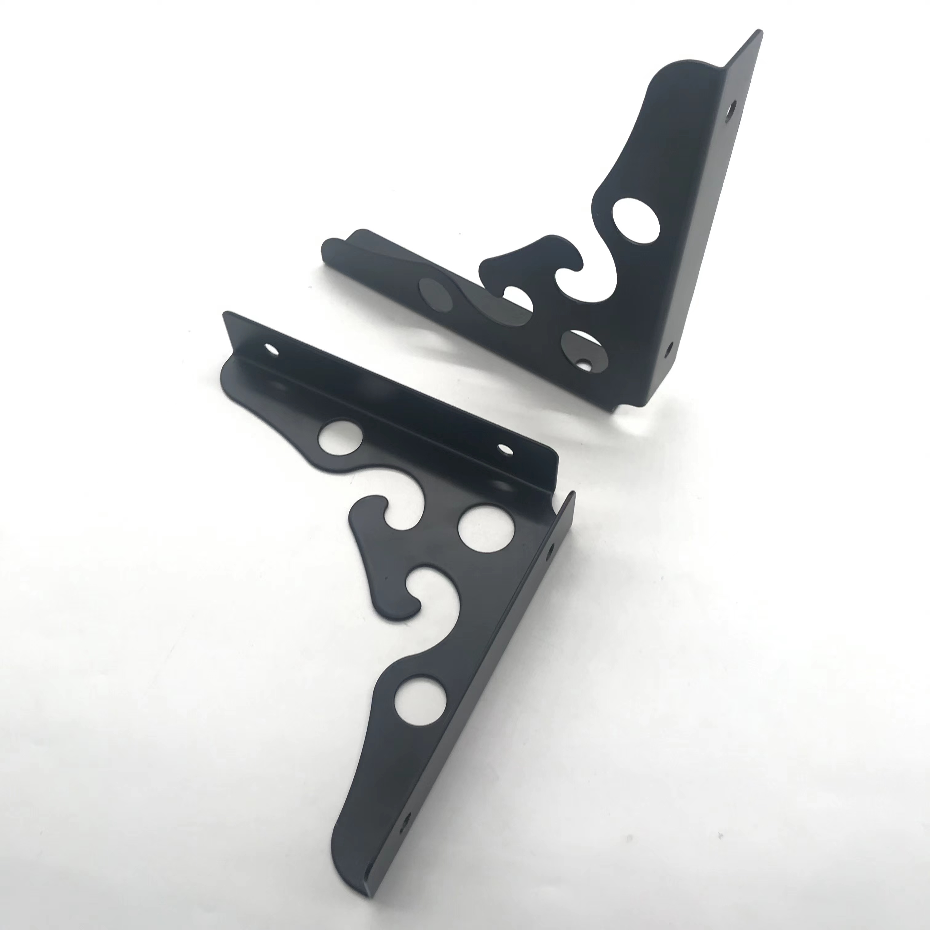 Shuzan brand right-angle ironwork 90-degree triangular bracket bracket, wall-mounted layer board, storage rack, hardware tool fixed partition, support frame, strong load-bearing capacity, other hardware tools