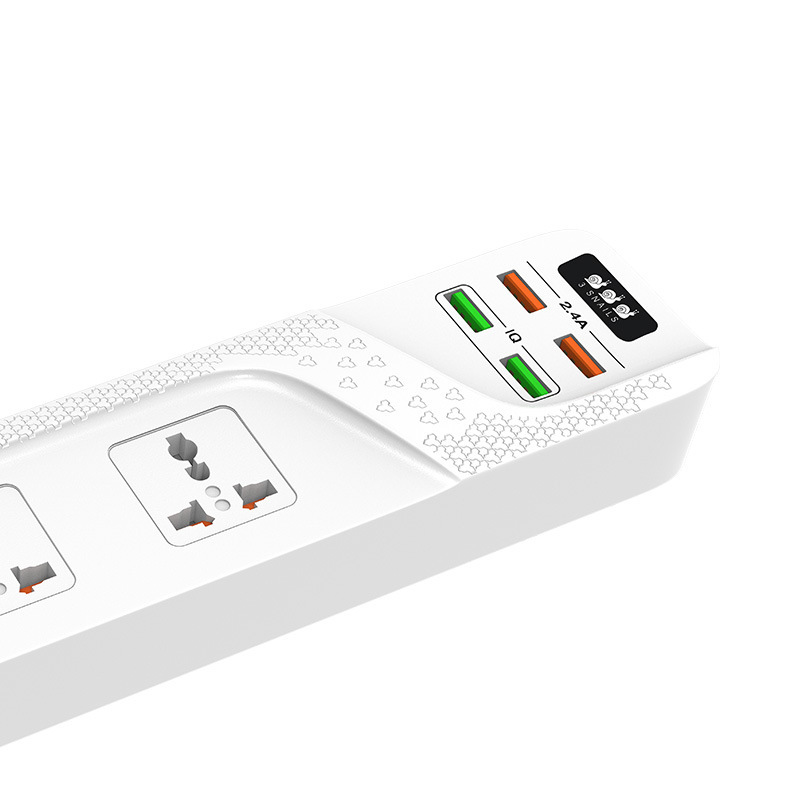 A 4-port 4USB customizable QC3.0 fast charging socket Application Scenario