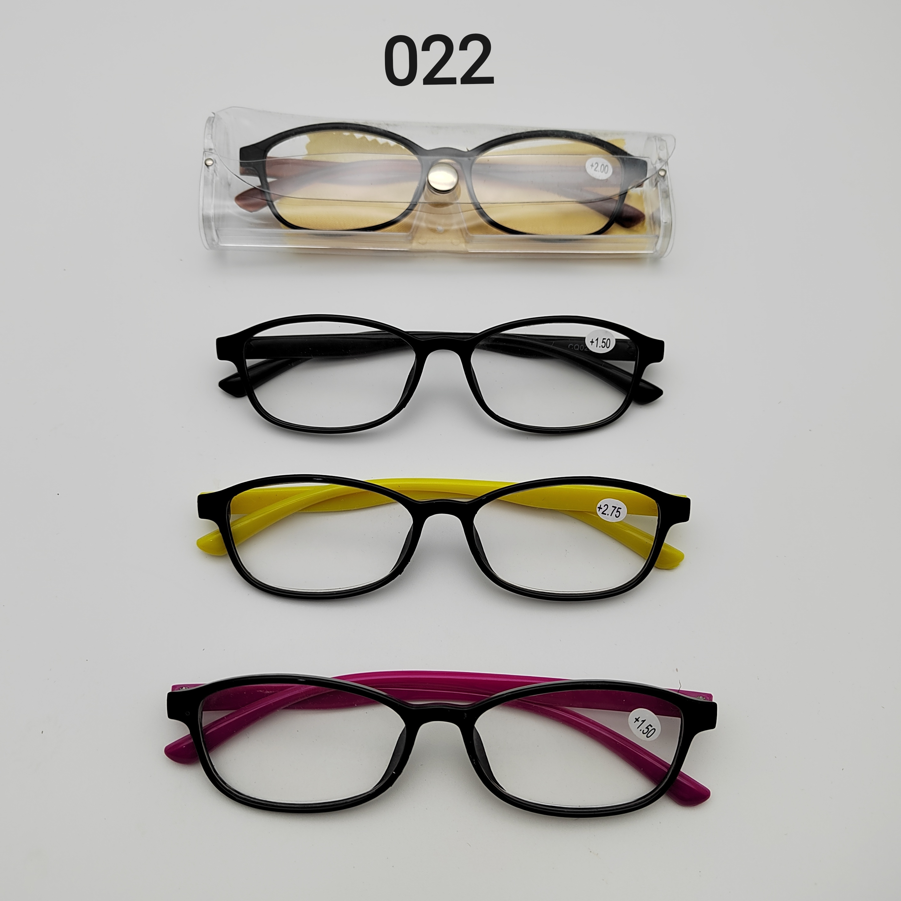 盒装老花镜100度 150度 200度 250度 350度 400度镜盒+眼镜+镜布