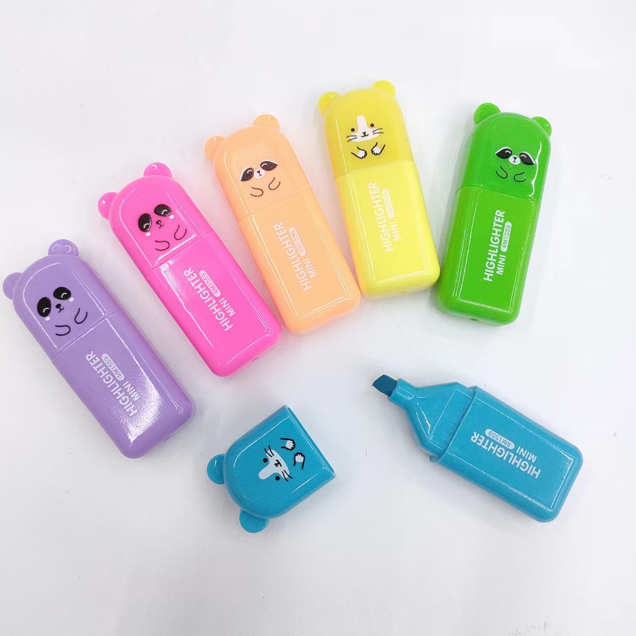 Mini highlighter, student key point marking pen, large-capacity drawing notebook pen Item Picture