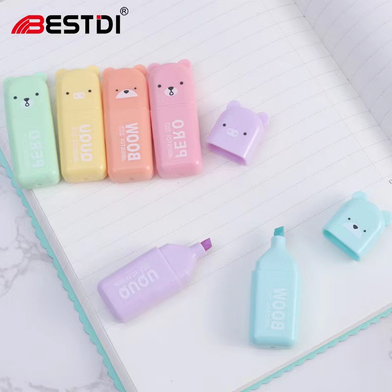 Highlighter, student key point marking pen, large-capacity drawing notebook pen details Picture