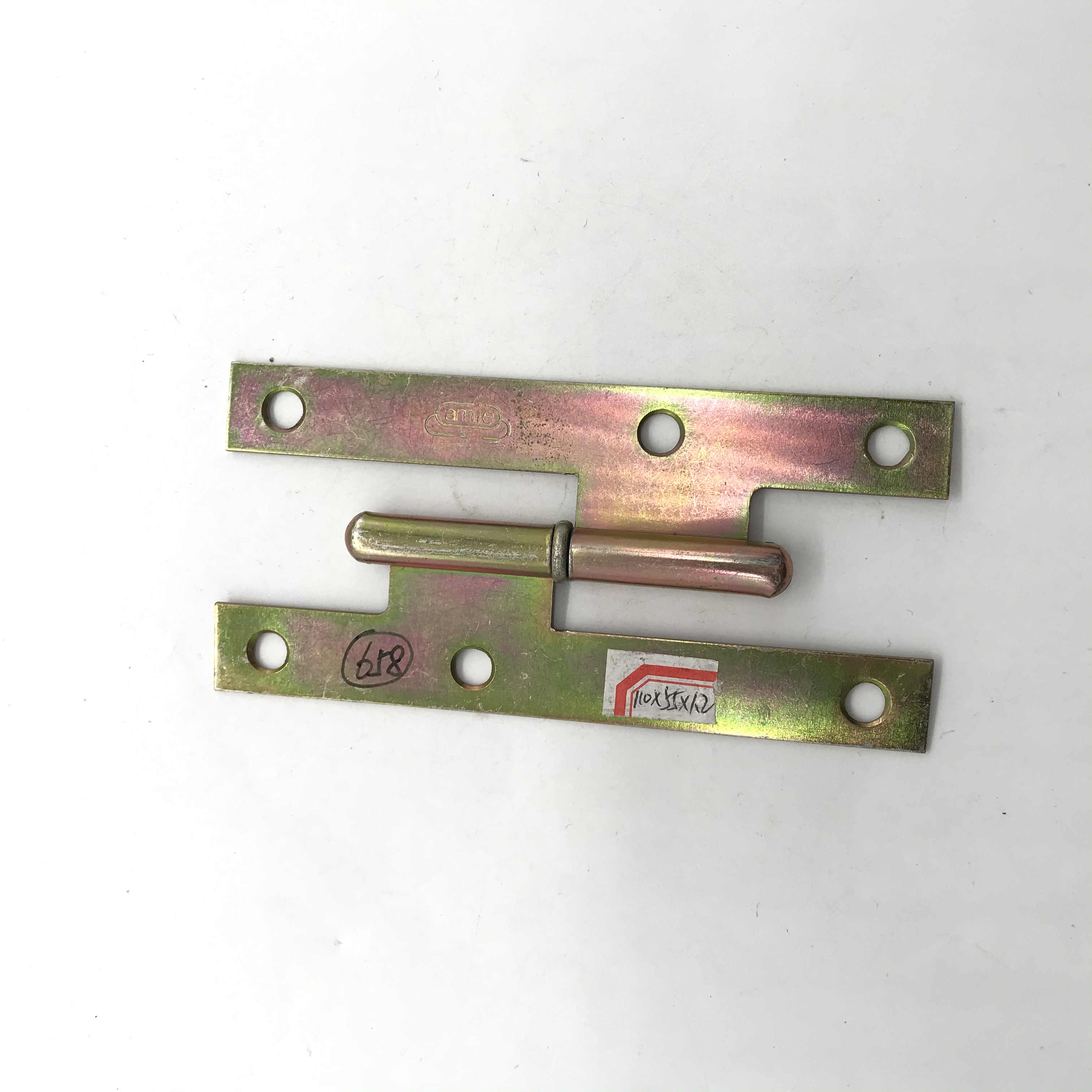 Shuzan brand American-style hinge interior wooden door, flat opening silent black plastic door hinge, durable daily hardware accessories details Picture