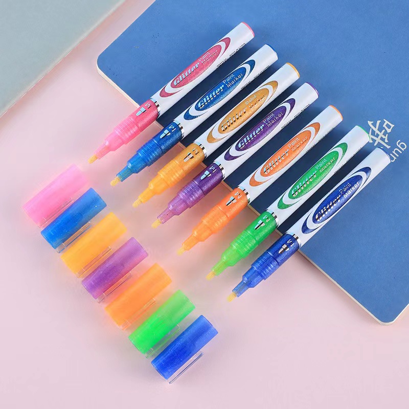 Water-based acrylic marker pens, colored drawing pens, children's art DIY pens details Picture