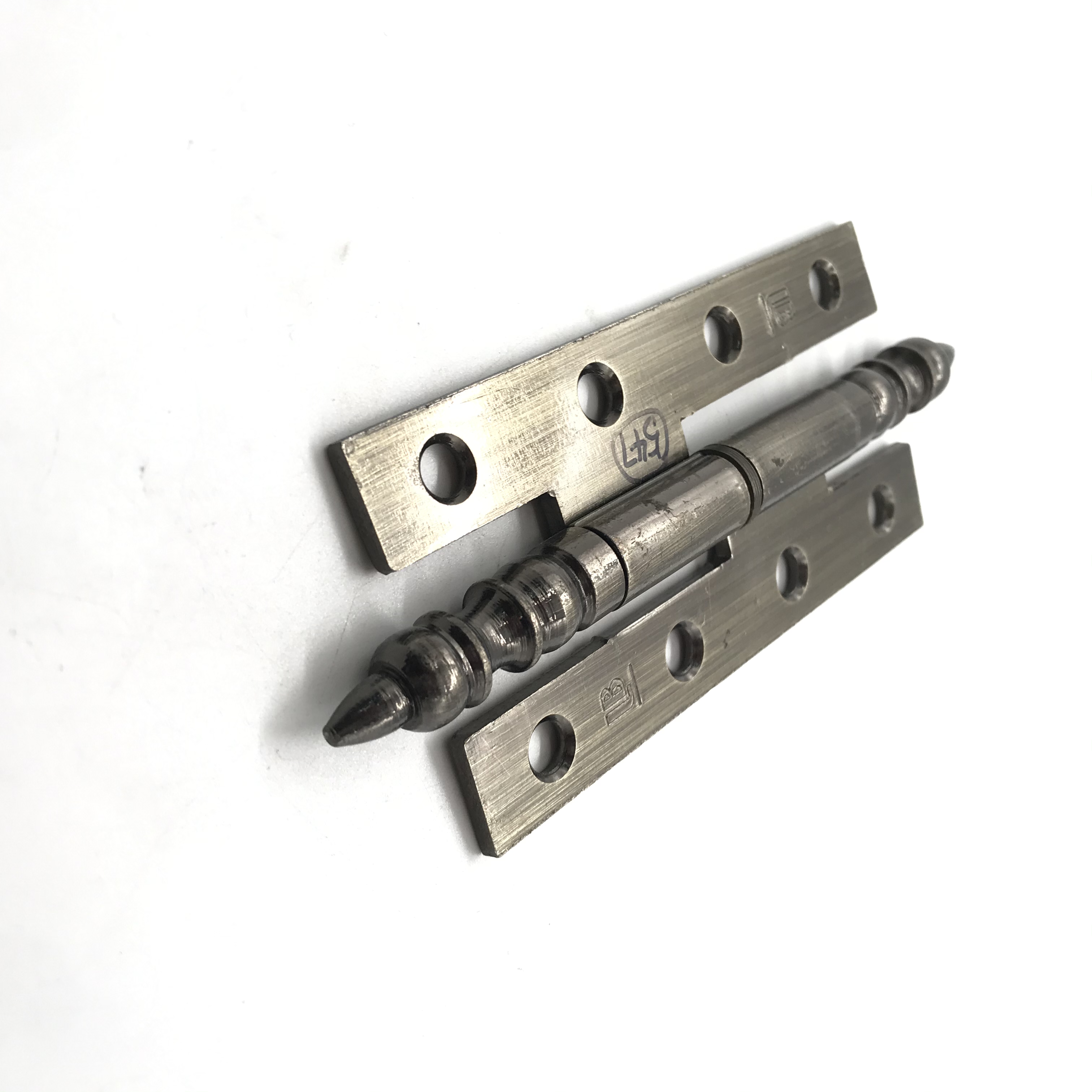 Shuzan high-quality alloy steel plate drill crown head H-shaped hinge 110x2.5 antique bronze hinge, indoor wooden door silent folding page, flat opening detachable hardware accessories, daily hardware