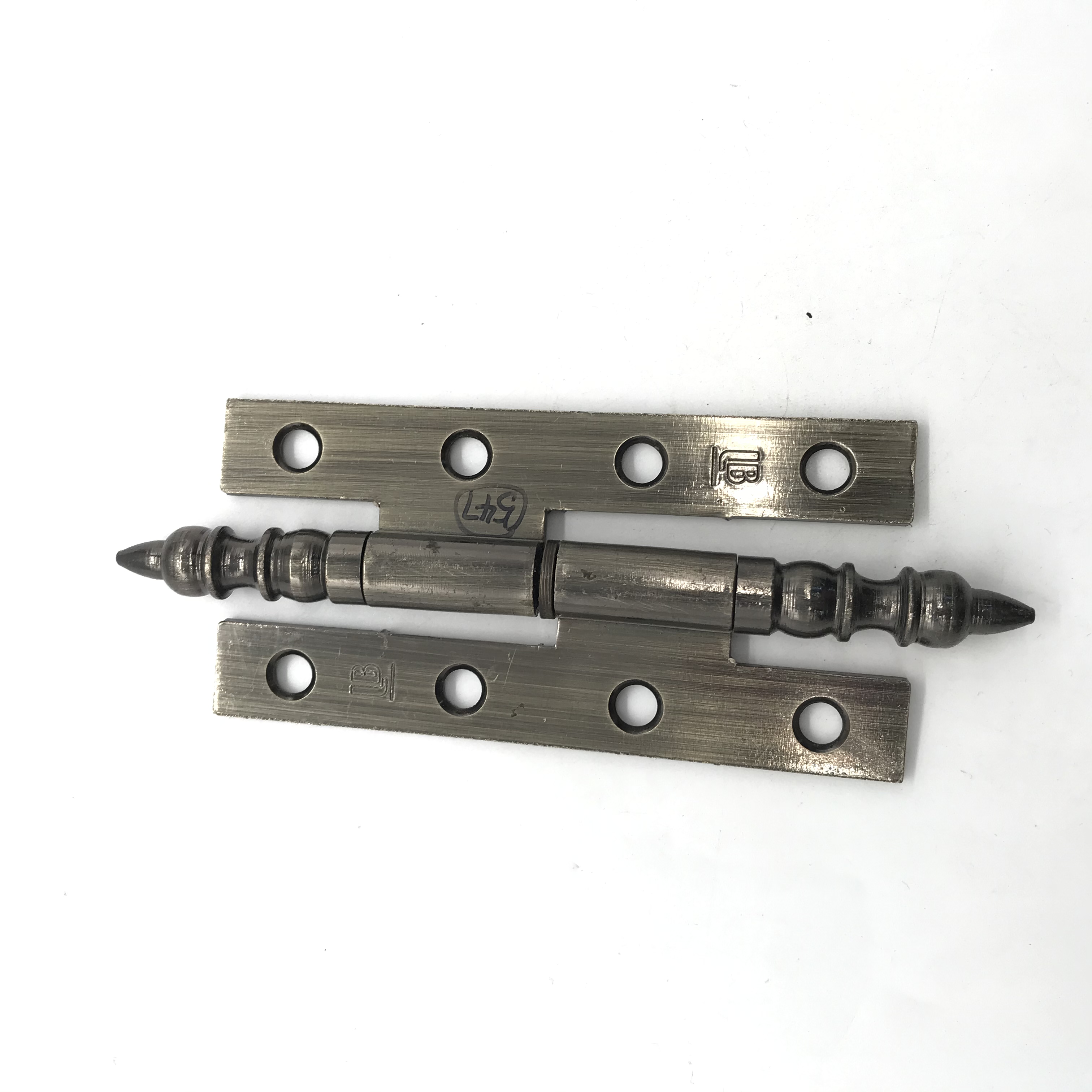Shuzan high-quality alloy steel plate drill crown head H-shaped hinge 110x2.5 antique bronze hinge, indoor wooden door silent folding page, flat opening detachable hardware accessories, daily hardware Item Picture