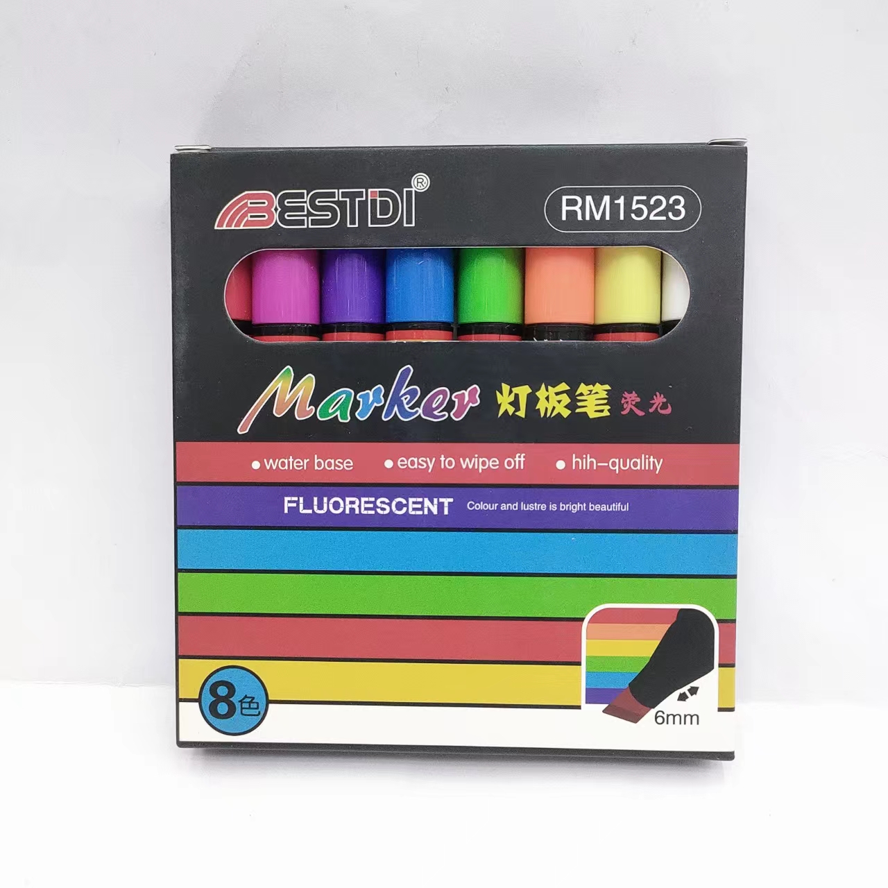 Colorful light board pen, LED marker pen, planner pen, large capacity