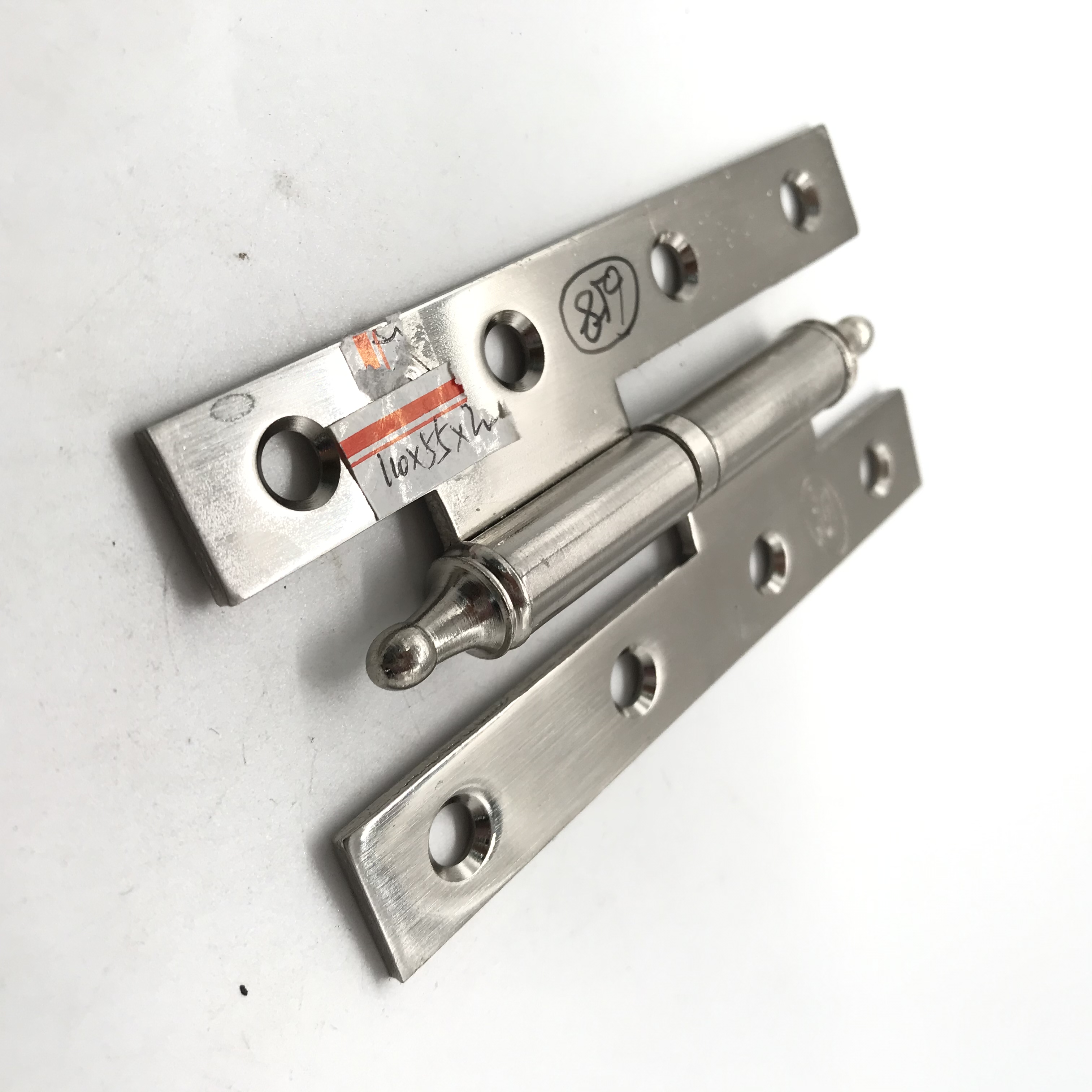 Shuzan brand heavy-duty 8-inch thickened bearing stainless steel door hinge daily hardware accessories Specification image