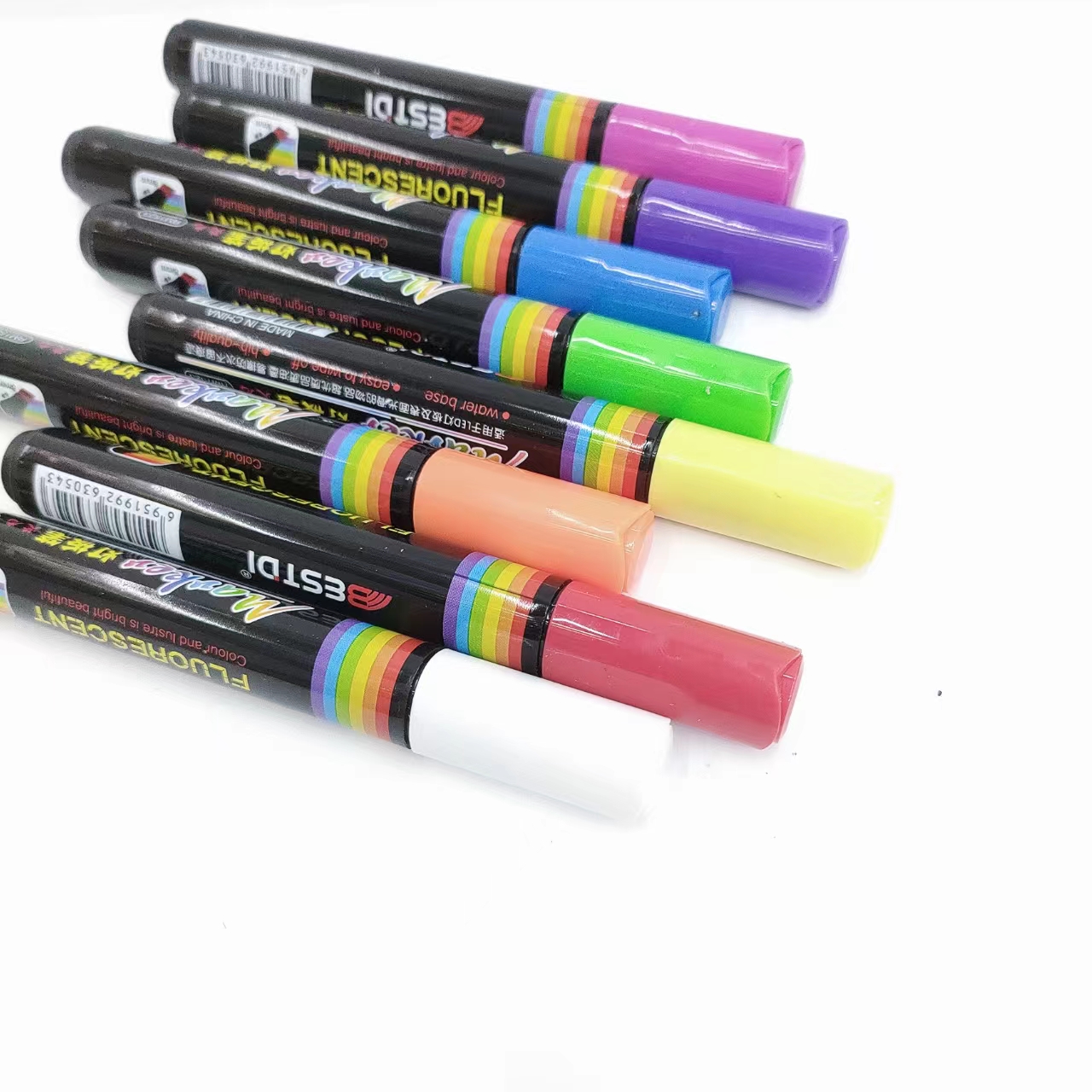 Colorful light board pen, LED marker pen, planner pen, large capacity Specification image