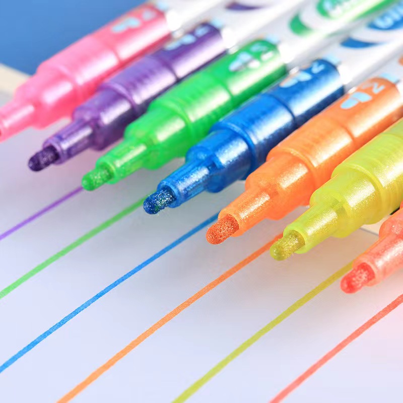 Water-based acrylic marker pens, colored drawing pens, children's art DIY pens Item Picture