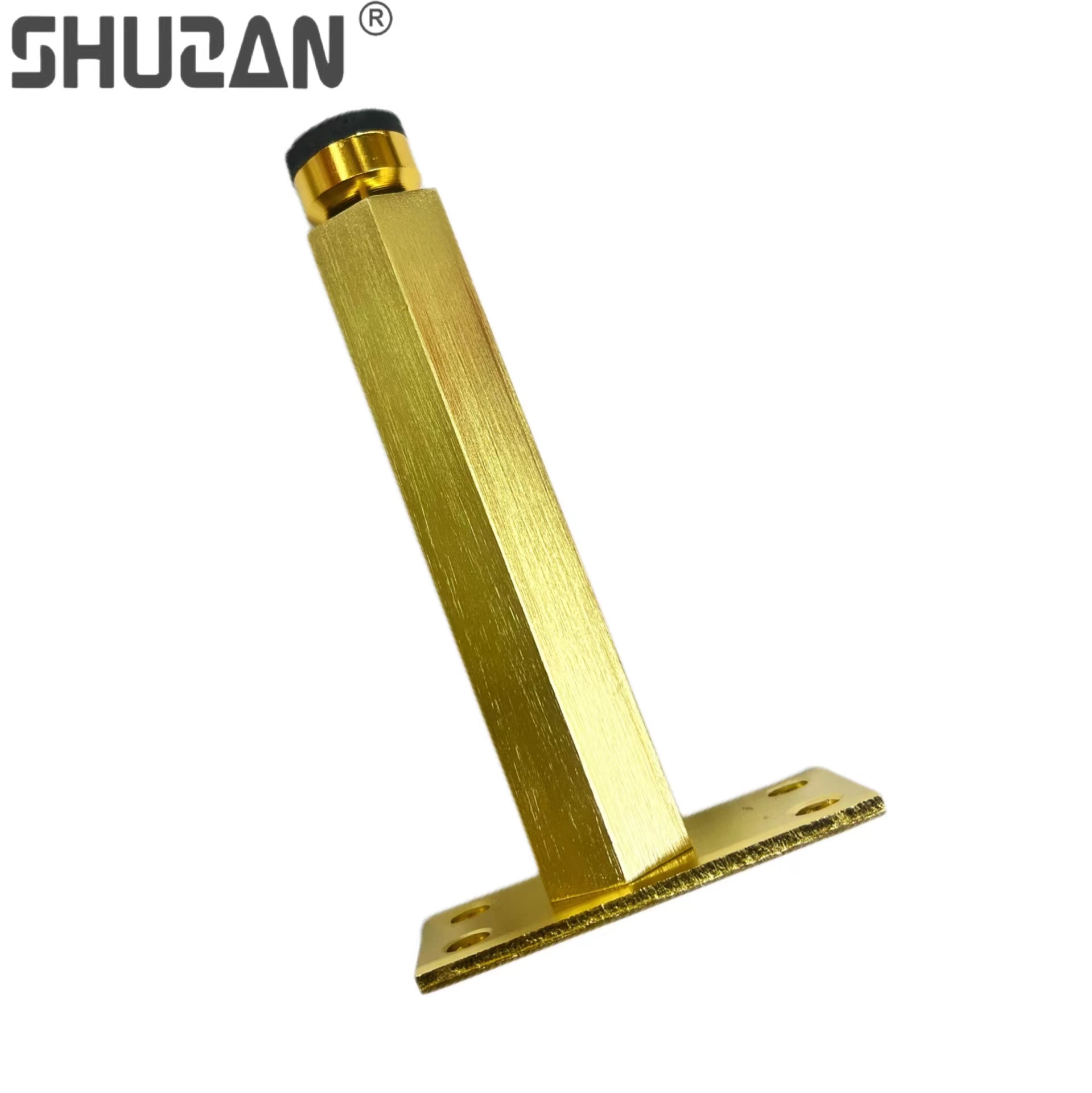 Shuzan adjustable metal cabinet feet, bathroom cabinet support feet, alloy steel plate drill reinforcement, durable, factory direct sales, daily hardware details Picture