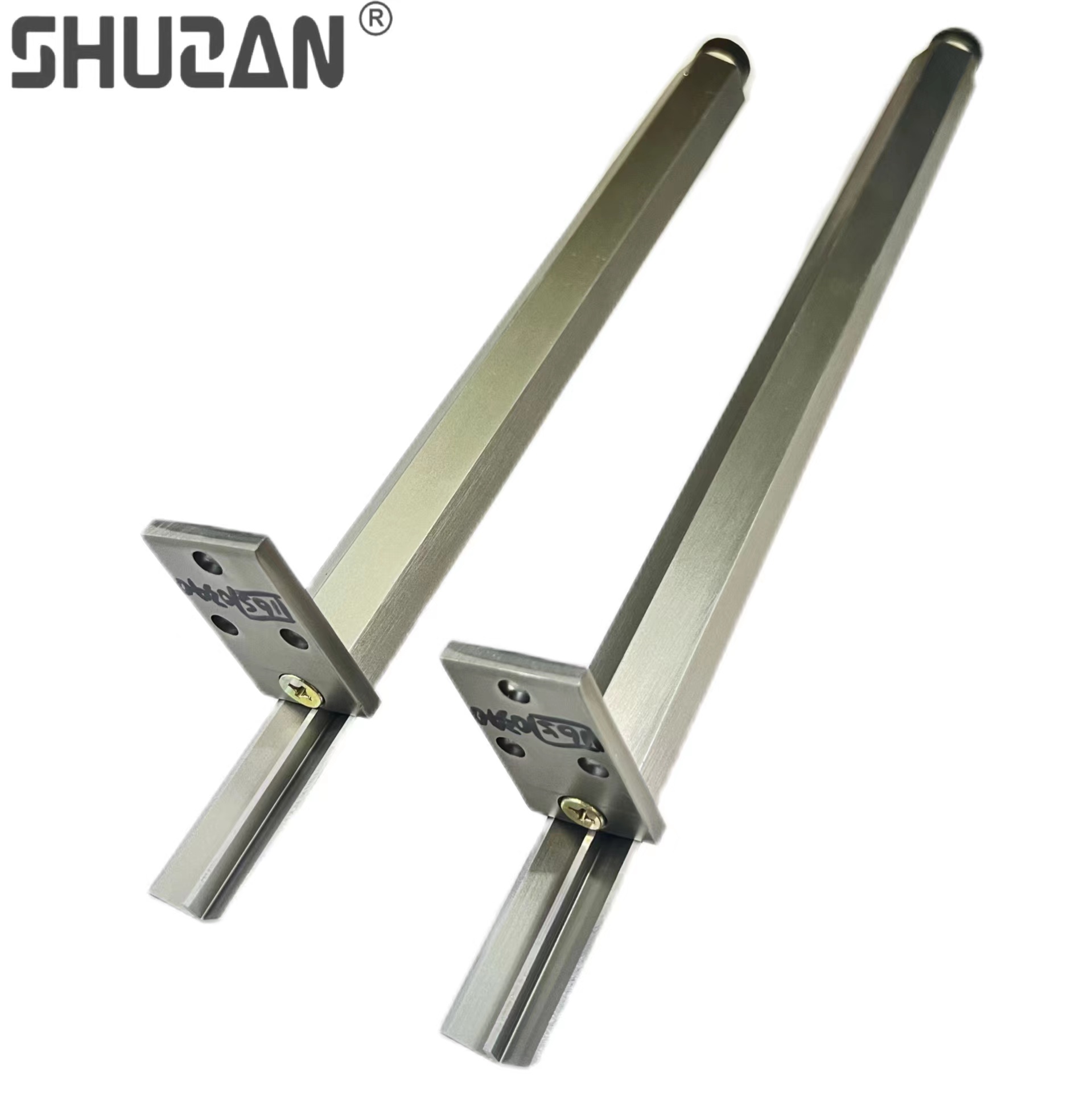Shuzan Nordic light luxury metal sofa legs, cabinet legs, coffee table support legs, furniture hardware legs, straight pipe table legs, stable and durable daily-use hardware details Picture