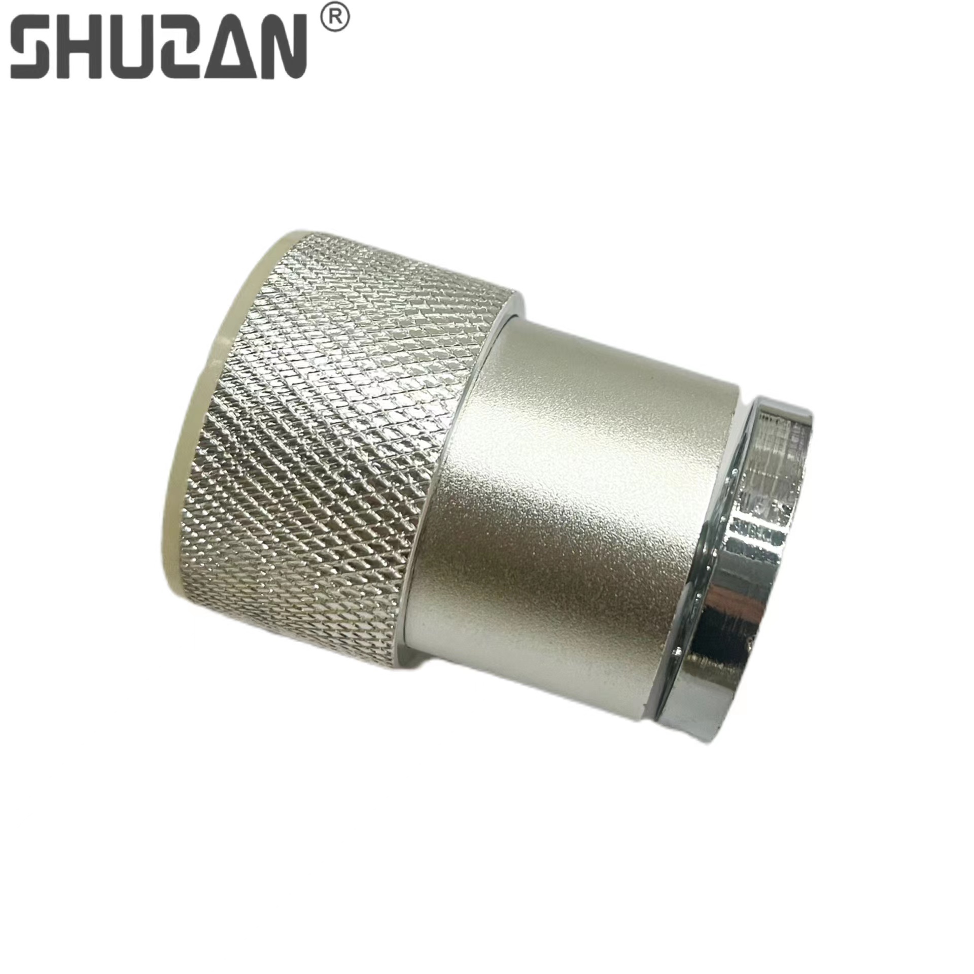 Shuzan high-quality brand aluminum alloy sofa legs 38mm sandblasted round bedside table legs furniture support feet wholesale daily hardware accessories Specification image