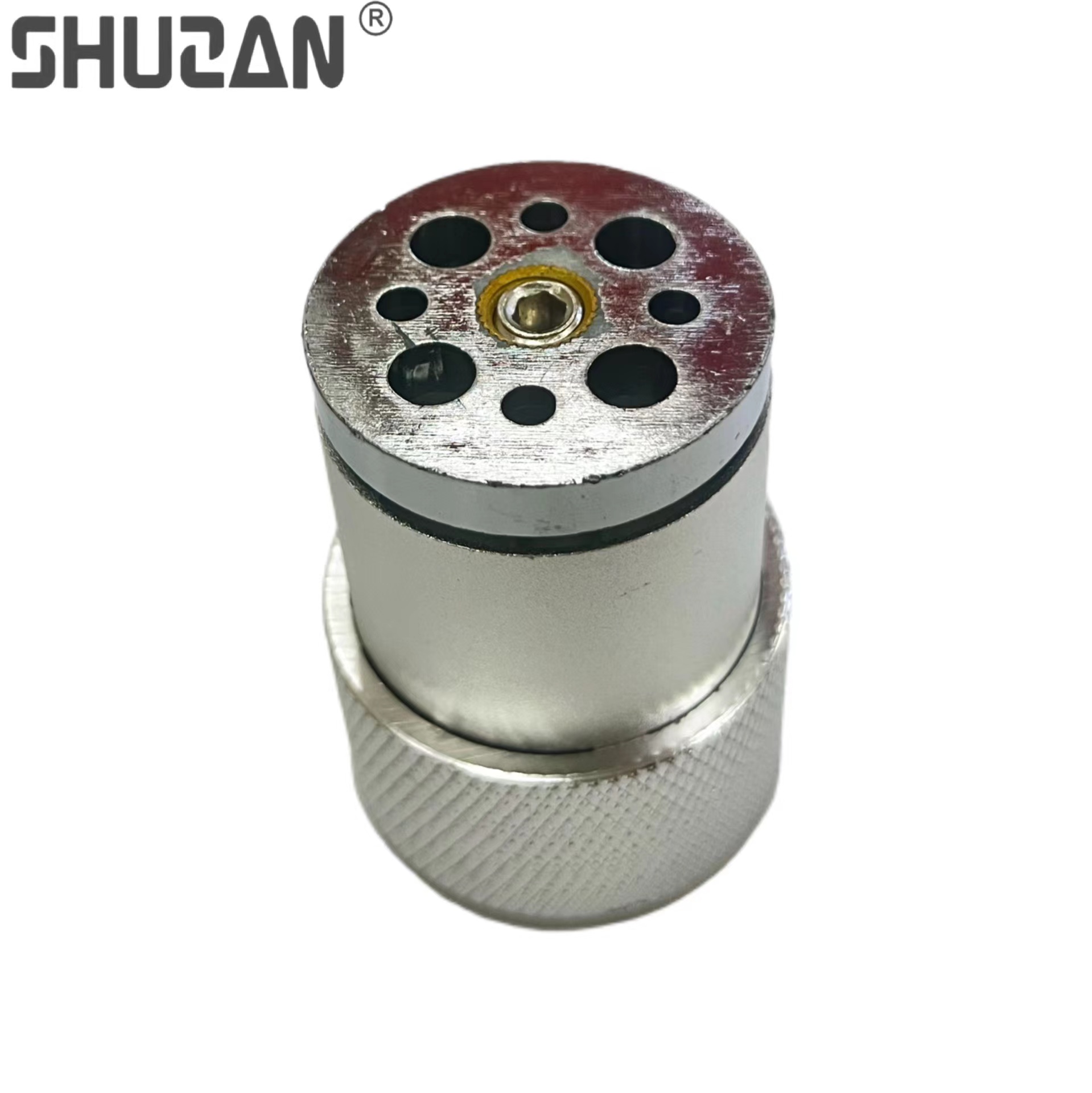 Shuzan high-quality brand aluminum alloy sofa legs 38mm sandblasted round bedside table legs furniture support feet wholesale daily hardware accessories