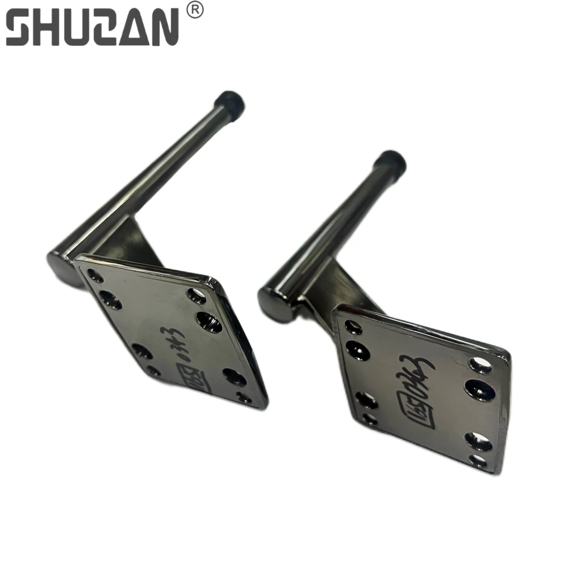 Shuzan whole-house customized new slanted conical sofa legs, round black rubber bottom furniture legs, cabinet legs, lock fasteners, sofa leg supports, daily hardware Item Picture