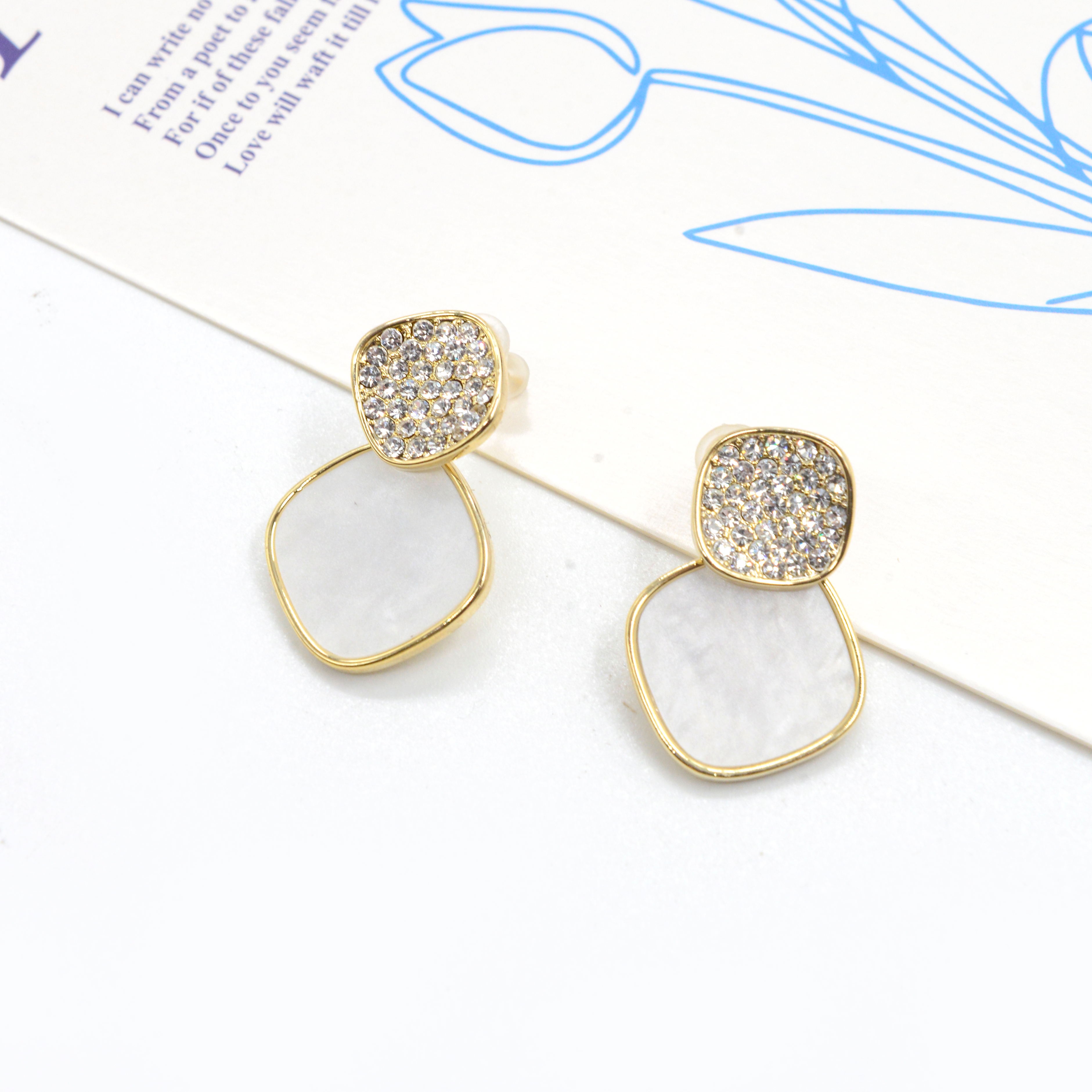 新品耳环小众设计高级感网红耳饰女防过敏925银针时尚耳钉详情4