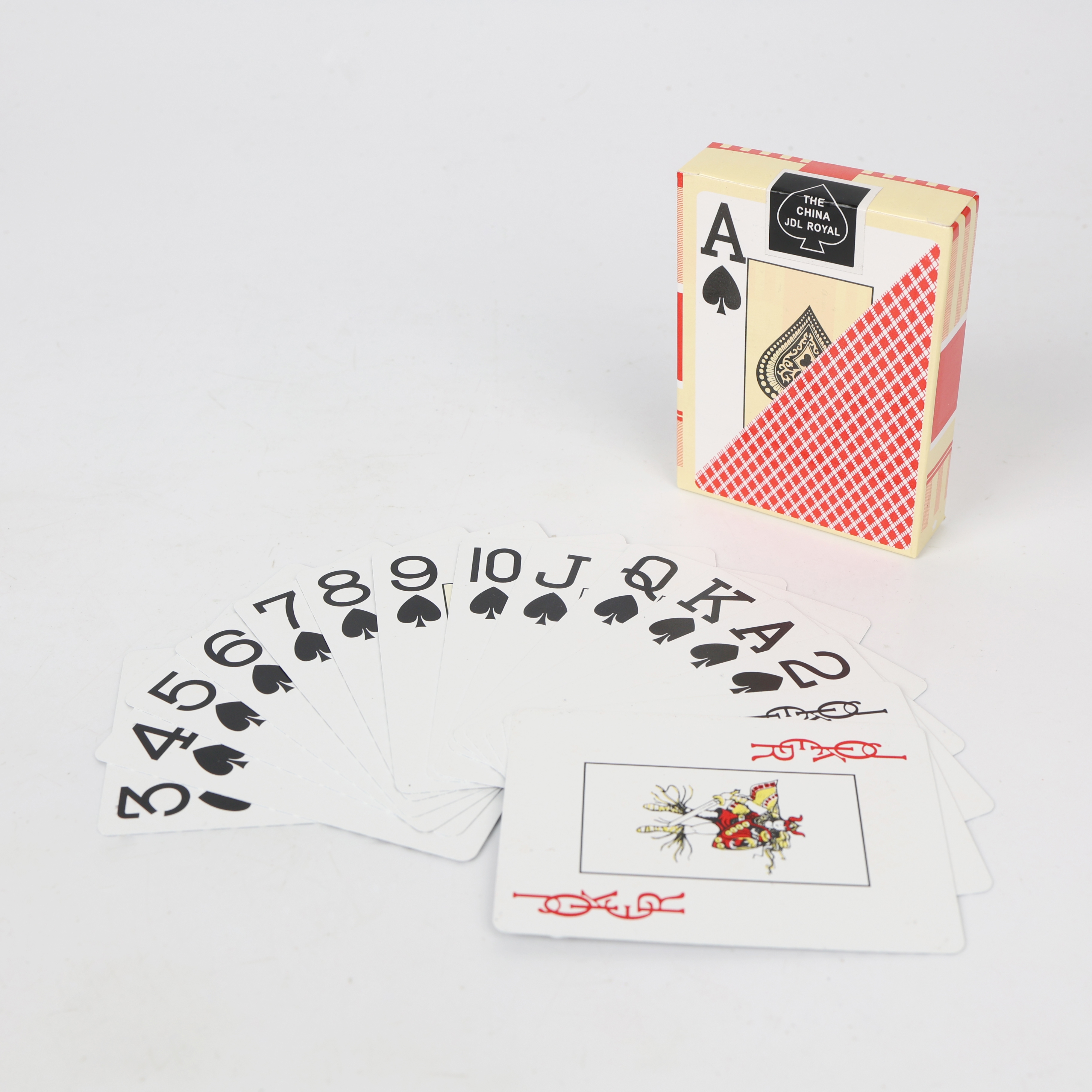 塑料扑克 JDLRYAL大角码32丝新料塑料PVC大字德州扑克牌 金东乐厂家直销休闲娱乐防水耐用塑料扑克牌详情图4